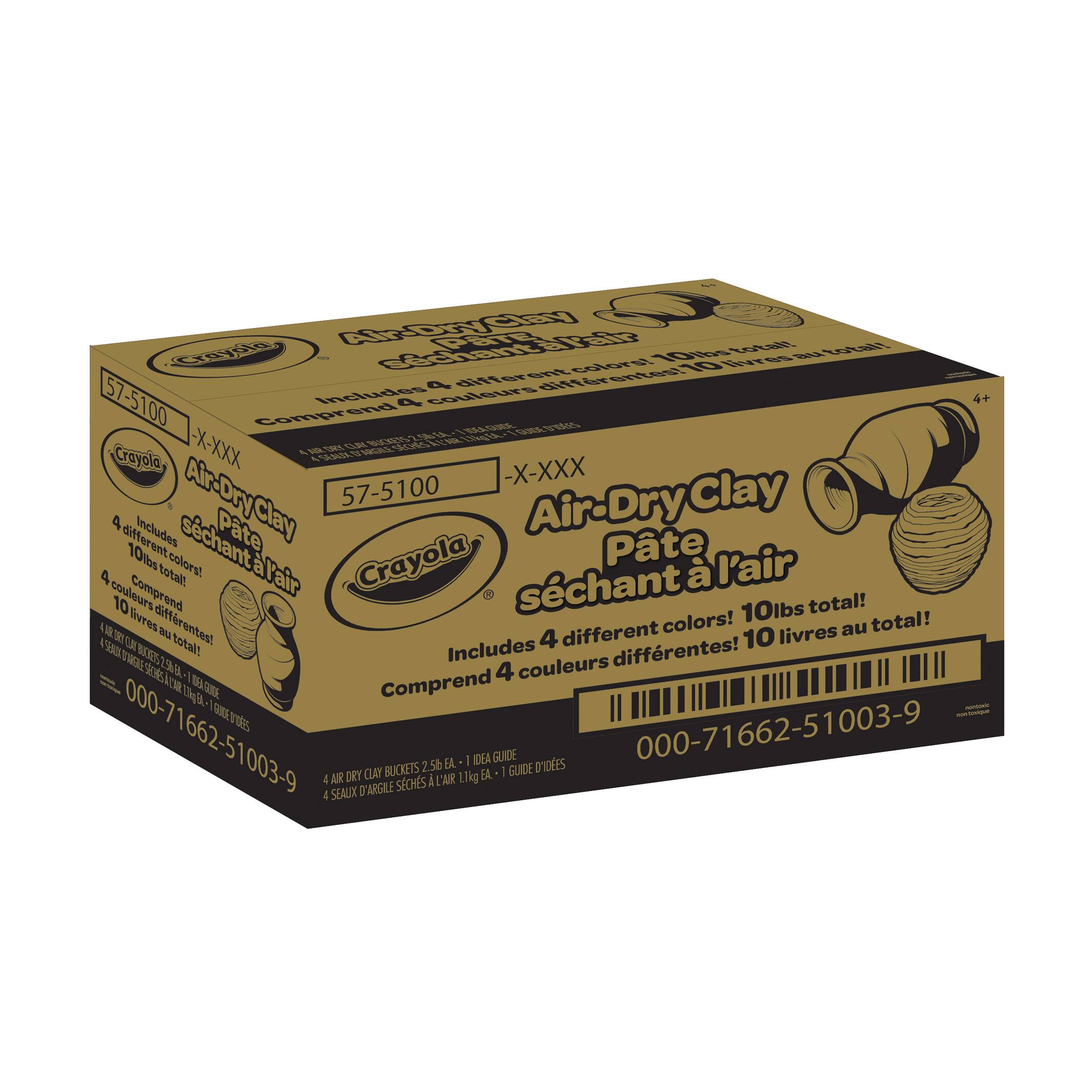 Crayola® Air Dry Clay Buckets, Pack of 4