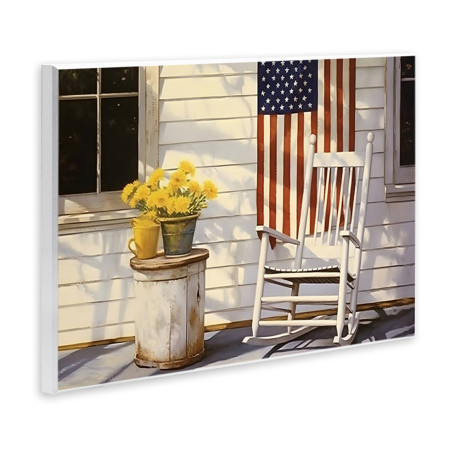 Stupell Industries Americana Deco Scene Wall Plaque Art