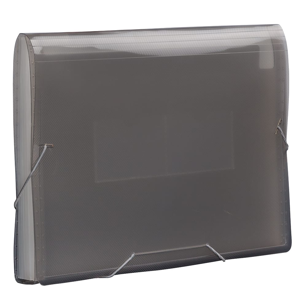 JAM Paper 10" x 15" Legal Size 13 Pocket Plastic Expanding File Accordion Folder