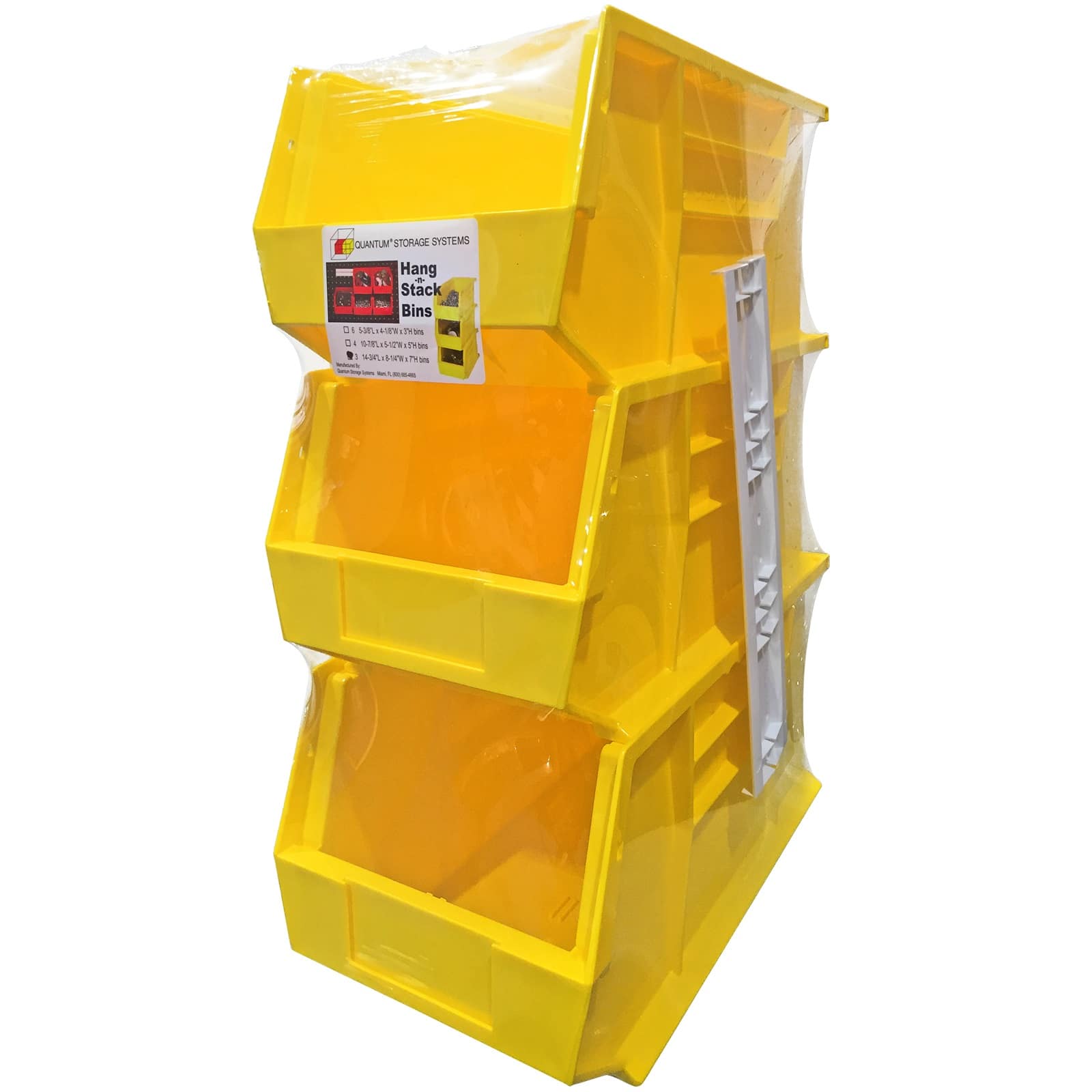 Quantum Storage Systems® ULTRA Stack & Hang 3 Bin Set