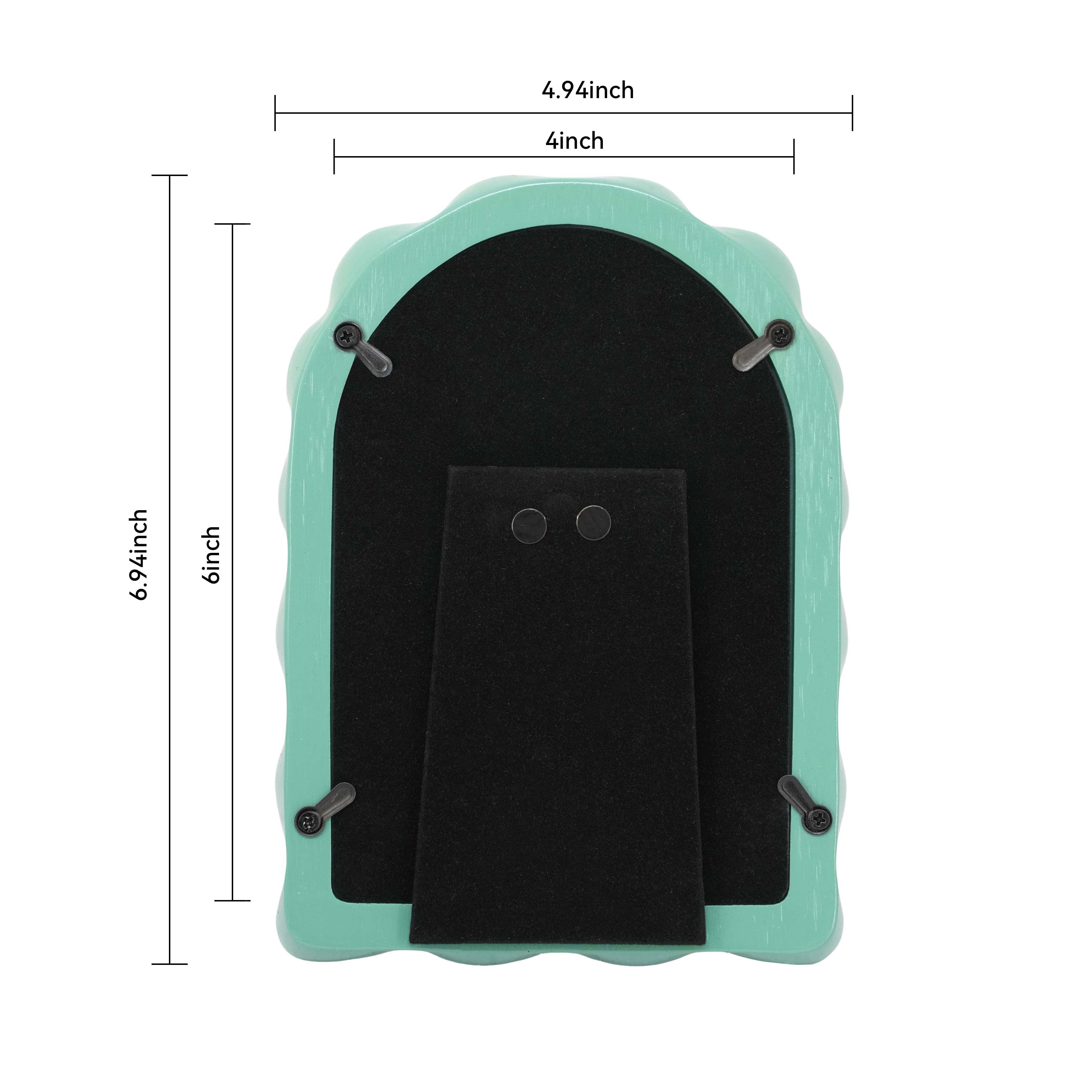 4" x 6" Green Wavy Arch Tabletop Frame, Treasured Finds by Ashland®