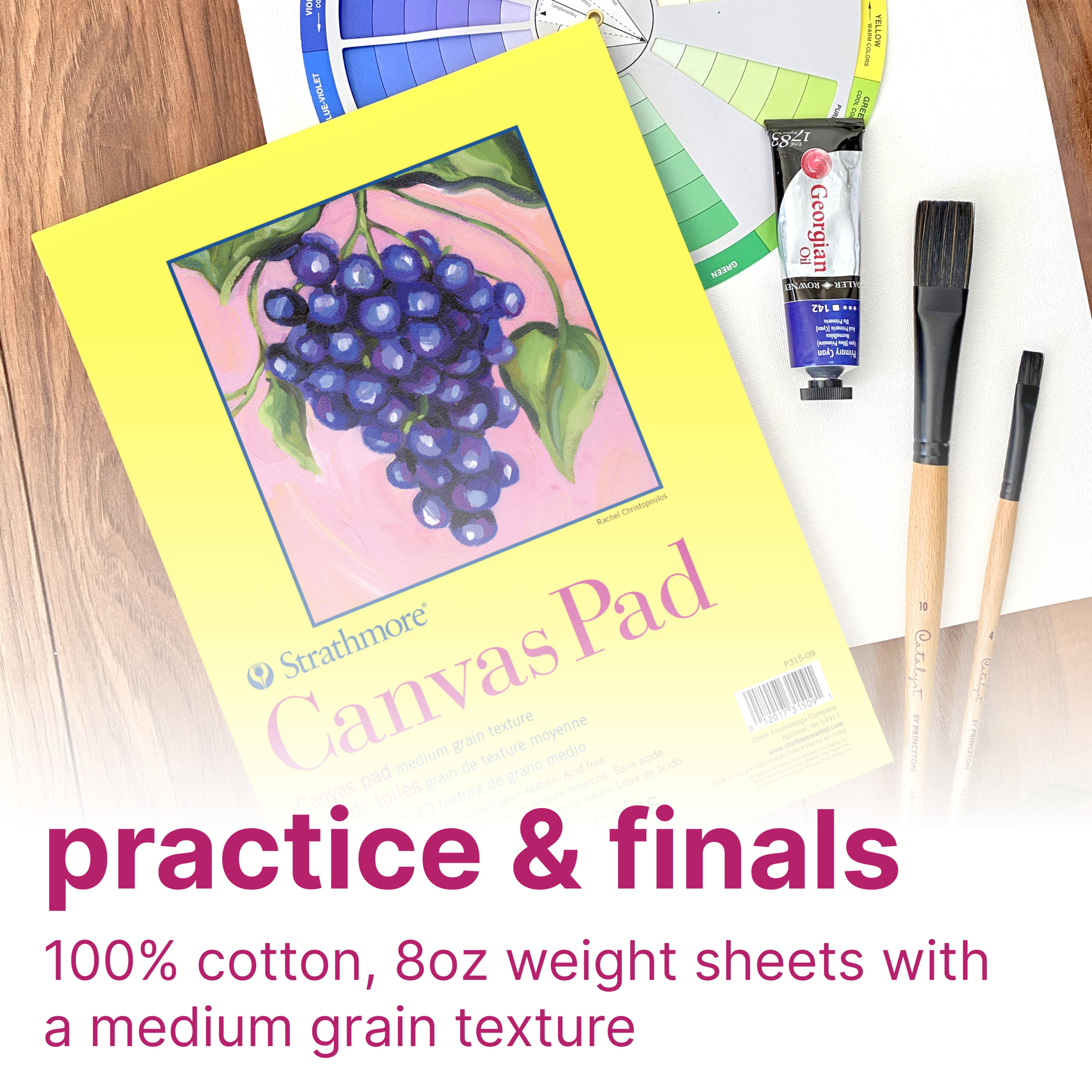 Strathmore® 300 Series Canvas Pad, 9" x 12"