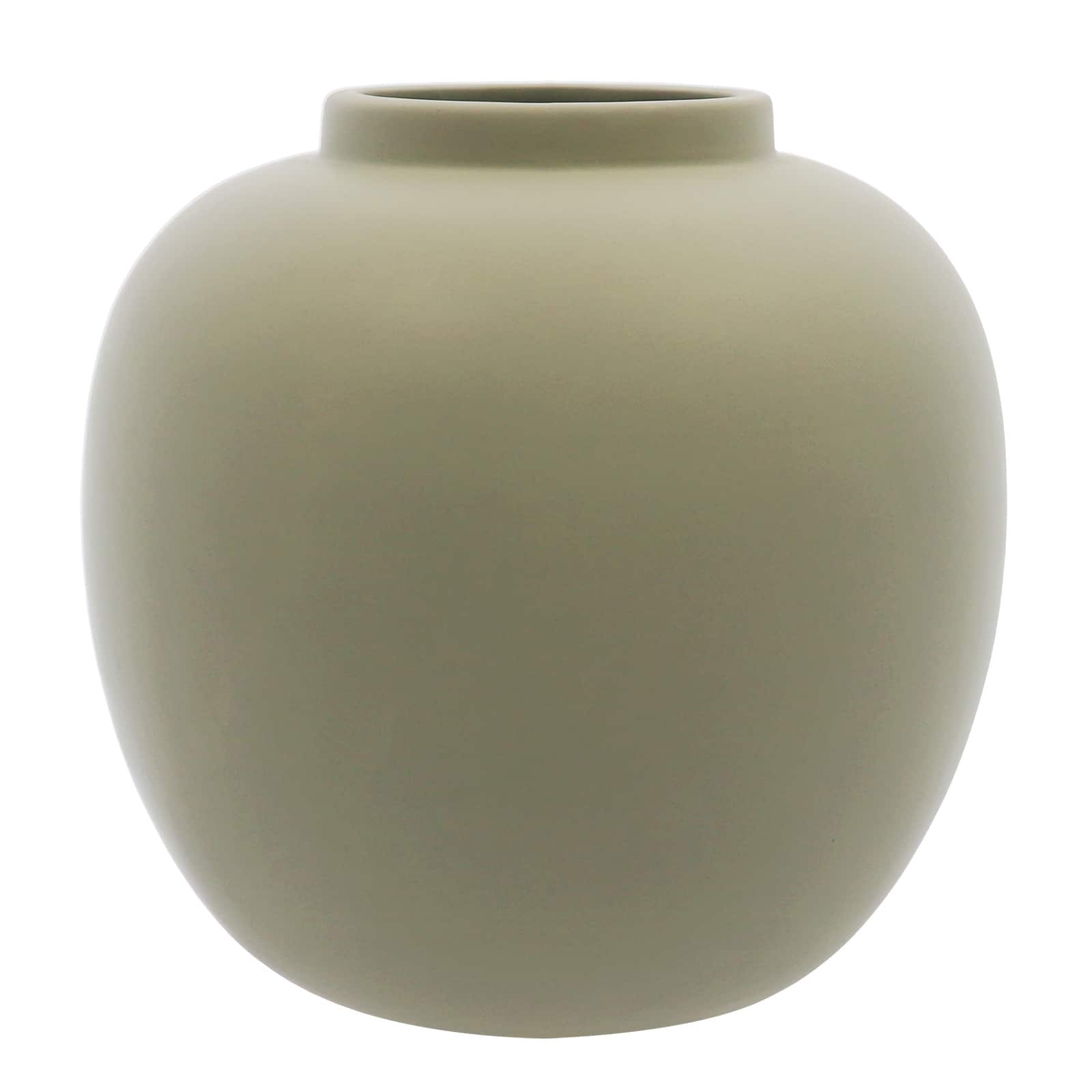 9" Matte White Ceramic Vase Tabletop Décor by Ashland®