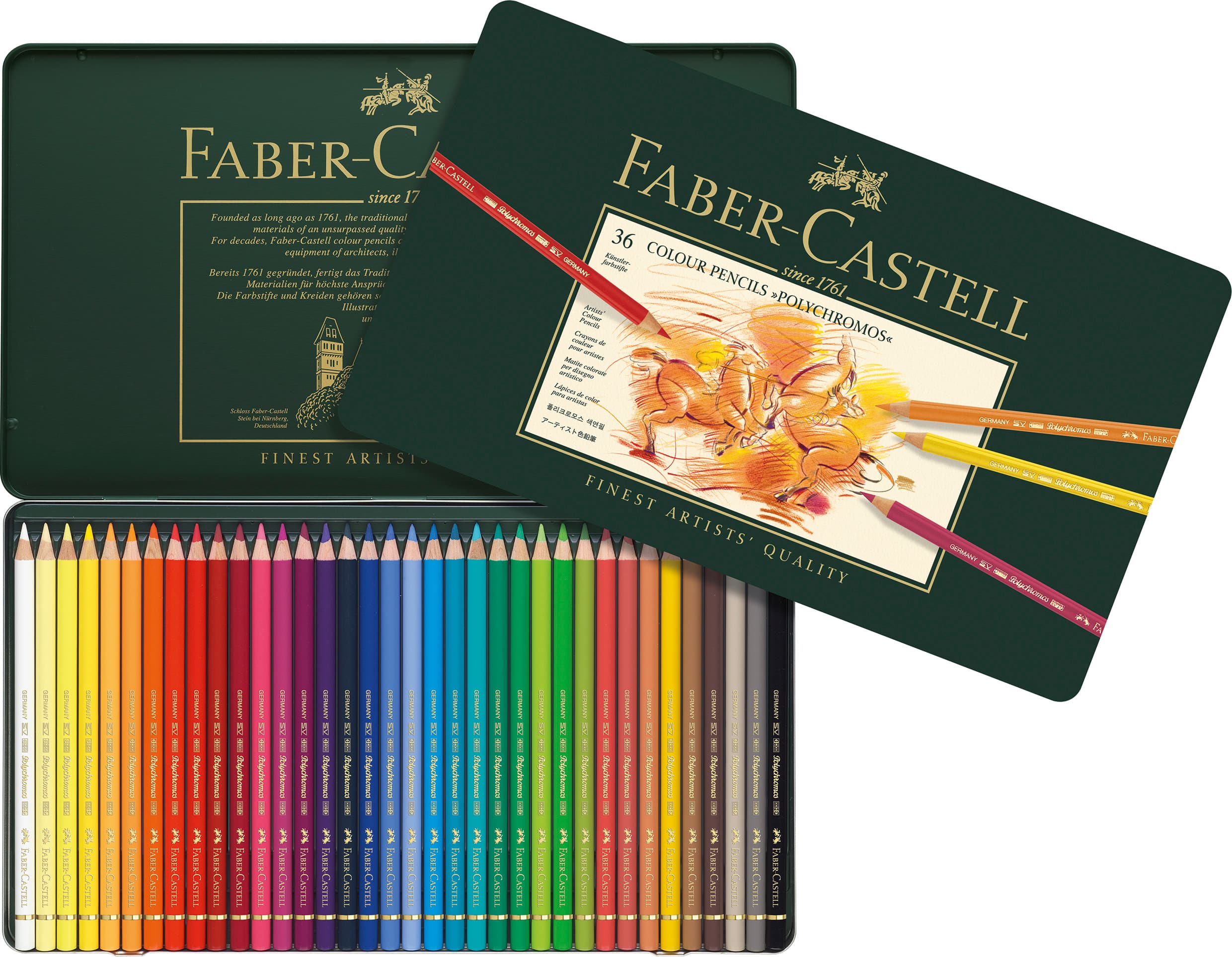 Faber-Castell® Polychromos Colored Pencil Tin Set | Michaels