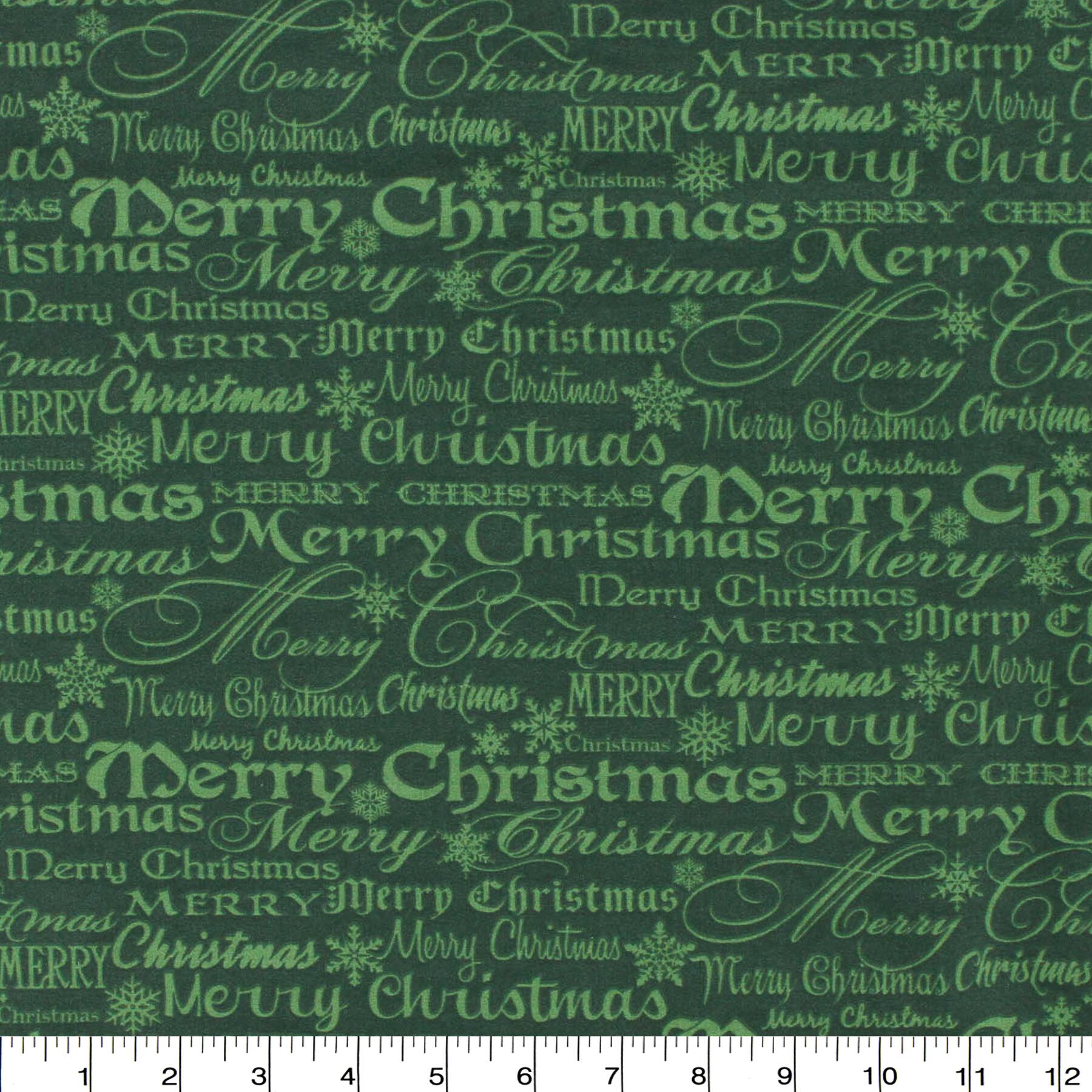 Richloom Very Merry Pine Cotton Quilting Fabric