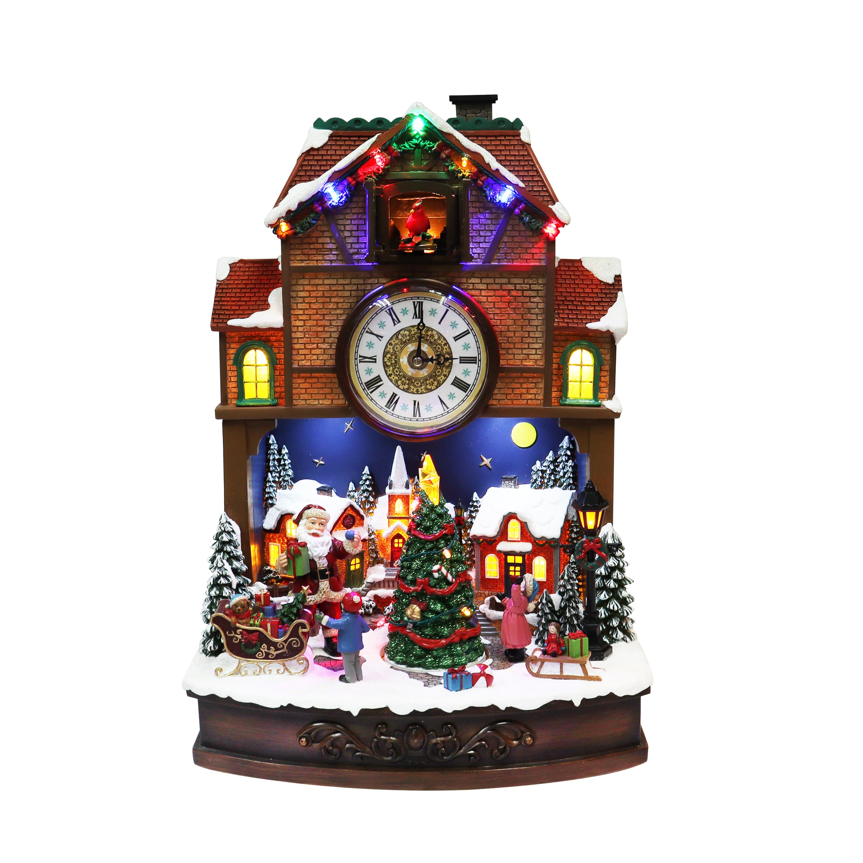 Moments in Time 17.5" Animated Cuckoo Clock Décor