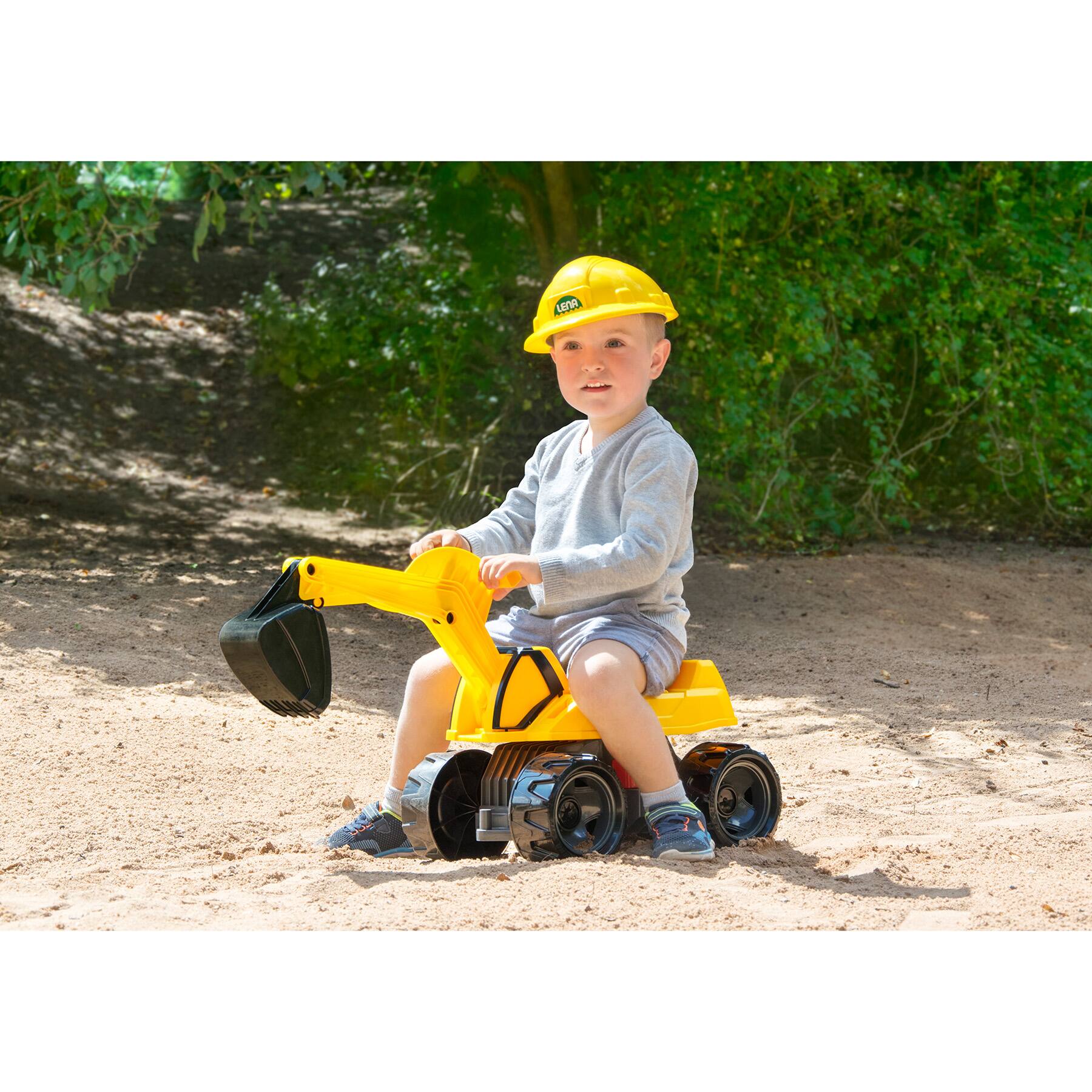 LENA® Toys Powerful Giants Yellow Excavator Play Truck