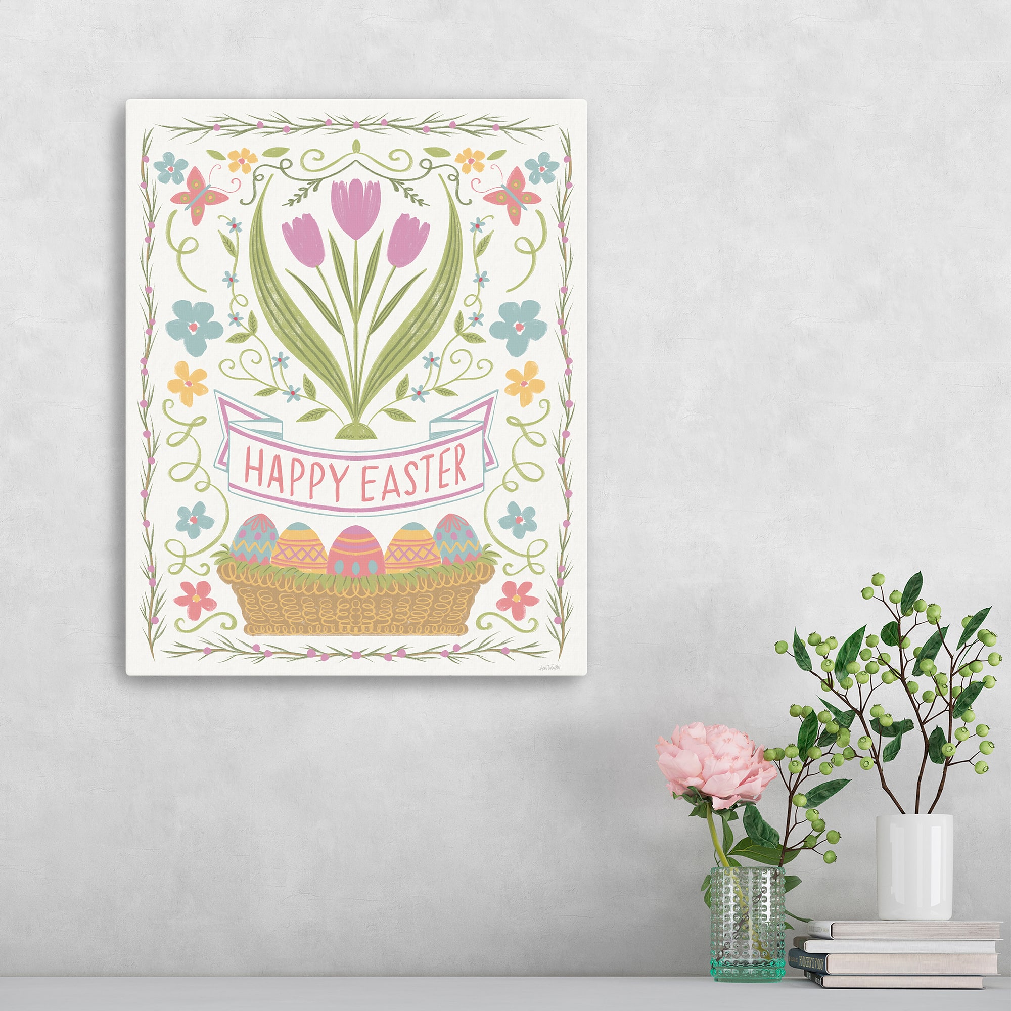 Lumaprints Easter Greetings II Canvas Giclée Art
