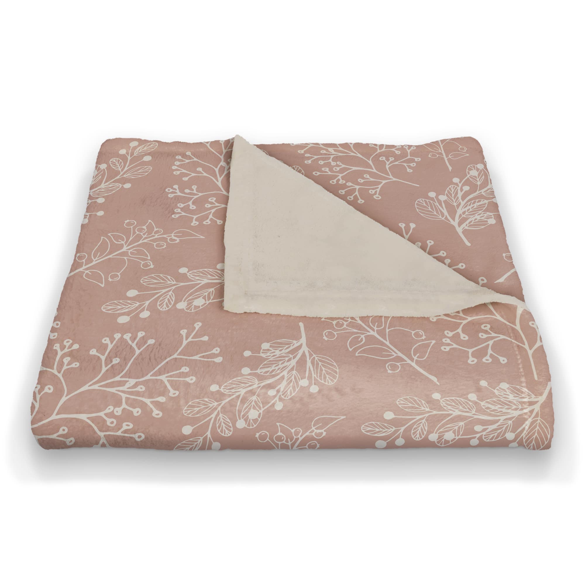 Mother's Day Blush BoBrownicals Coral Fleece Blanket