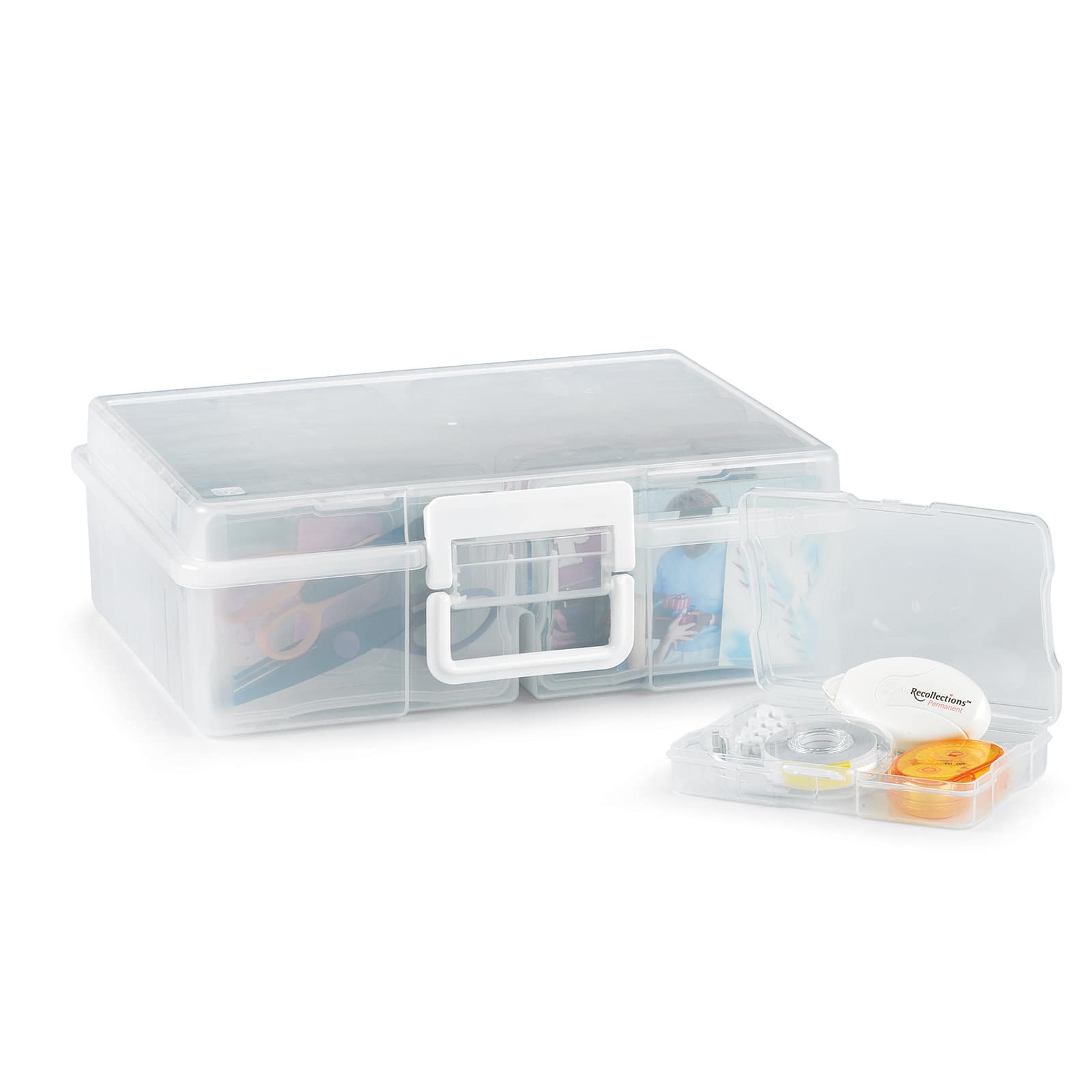 Clear 16 Case Photo & Craft Keeper by Simply Tidy®