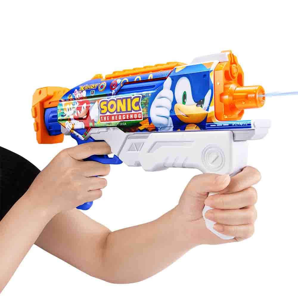 Zuru X-Shot Sonic the Hedgehog Hyperload Fast Fill Water Toy