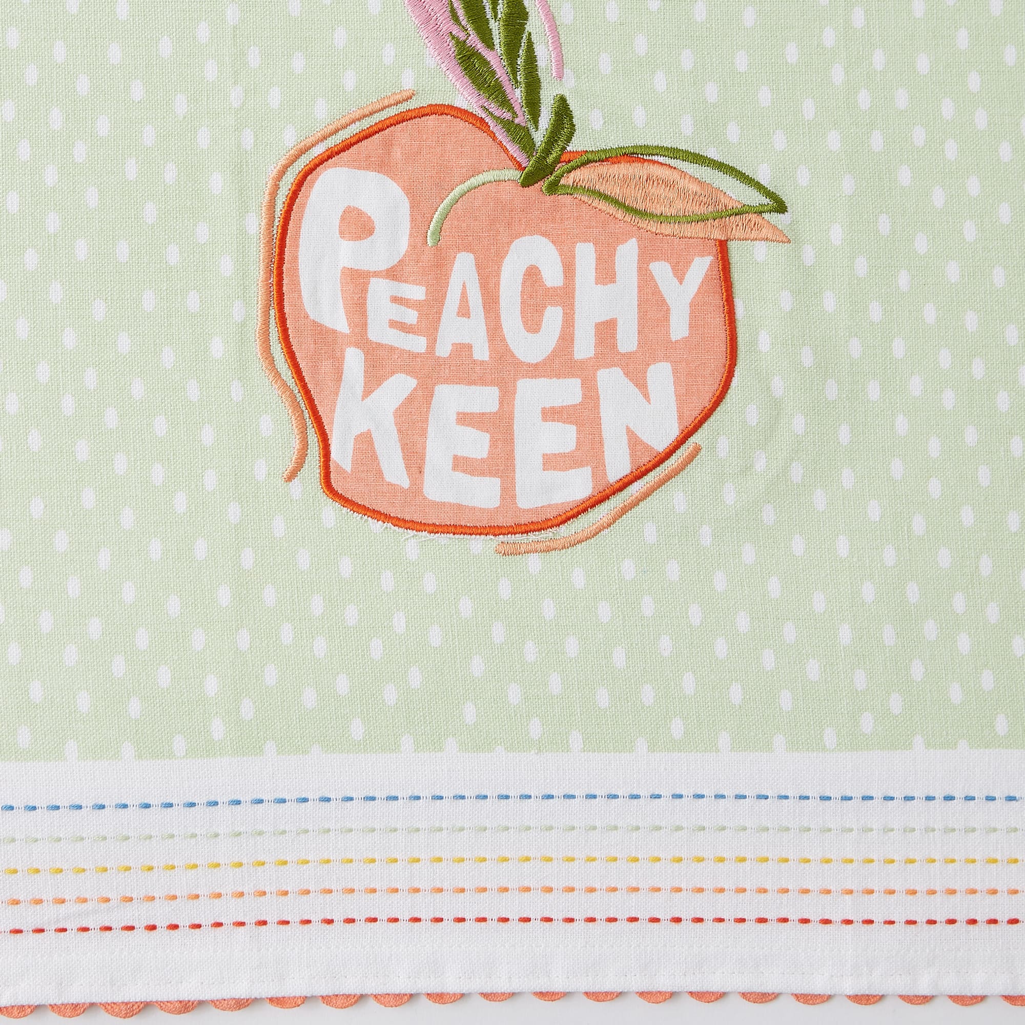 Assorted Summer Fruit Embellished Dishtowel (Set of 3)