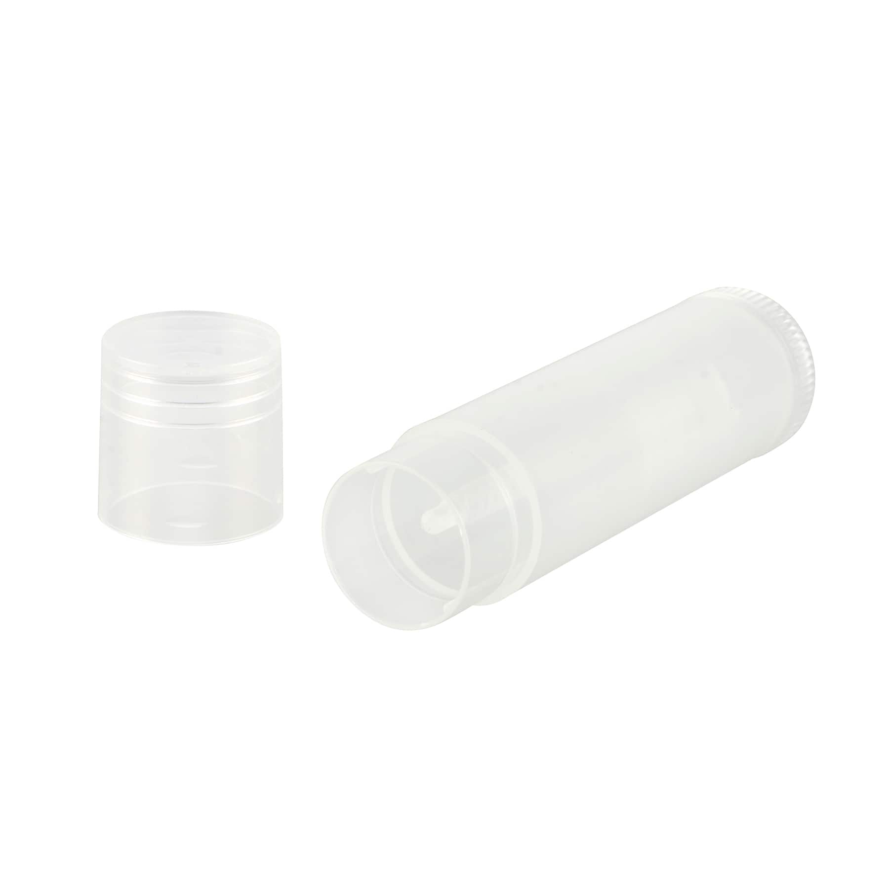 12 Packs: 25 ct. (300 total) Clear Plastic Lip Balm Tubes by Make Market®