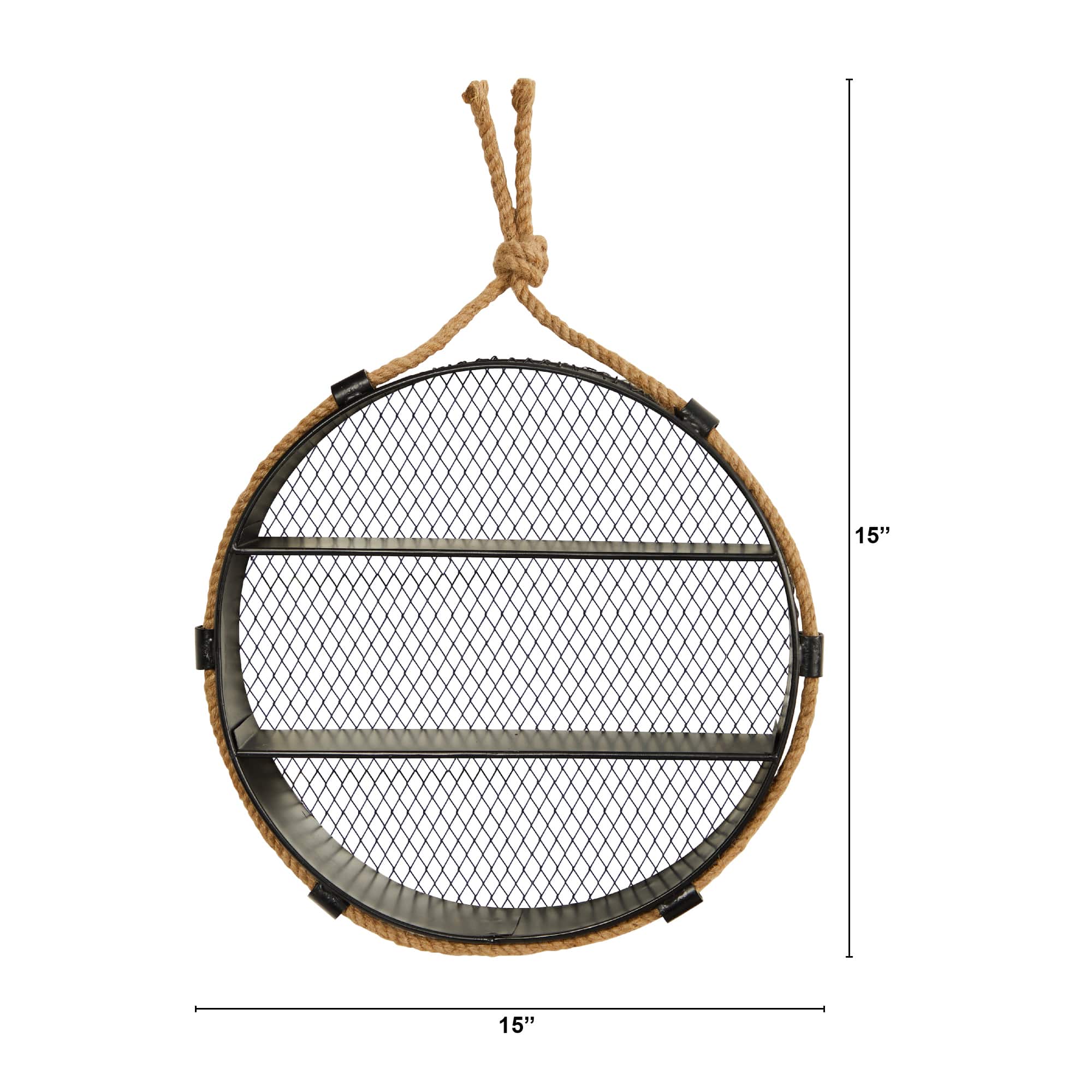 15" Round Wall Shelf