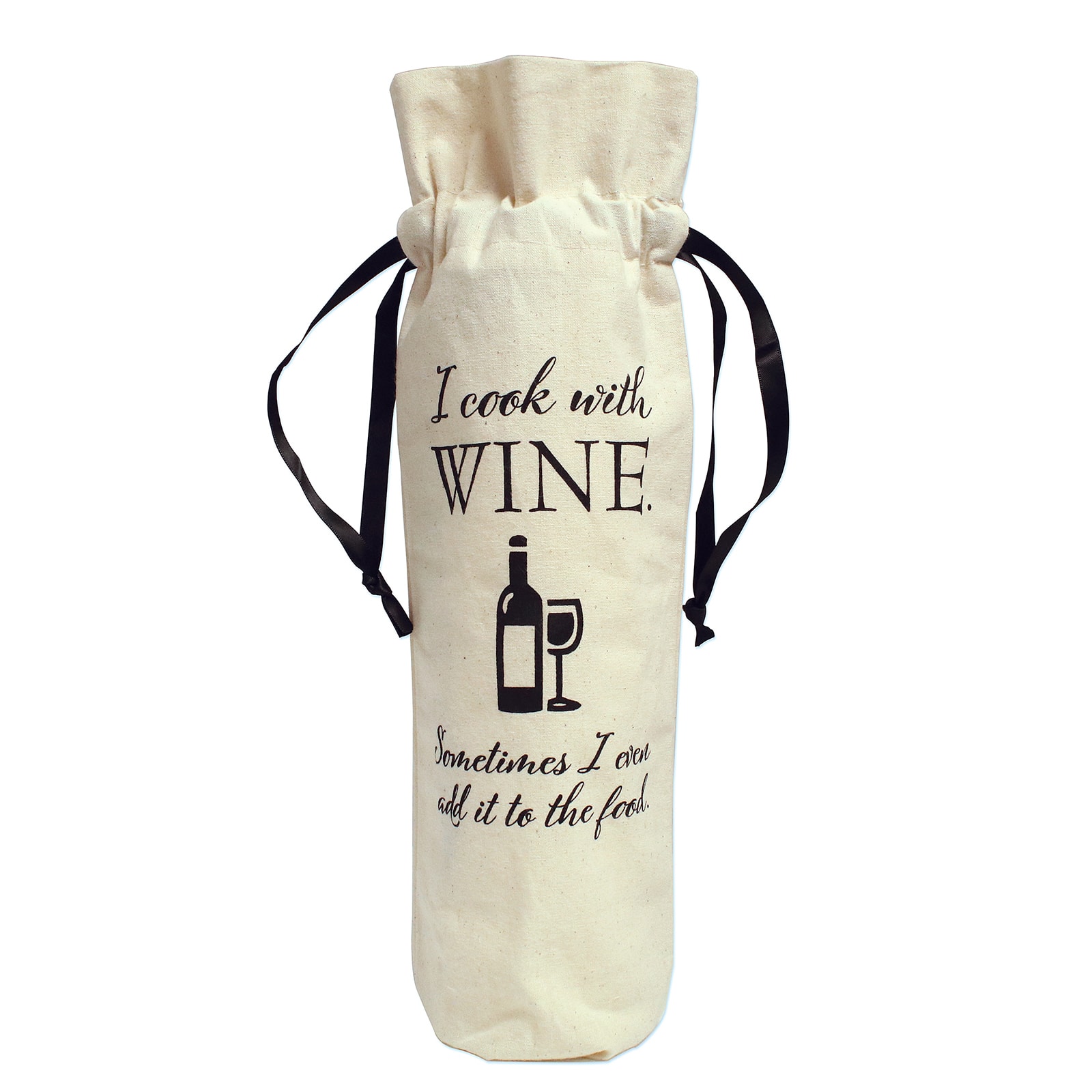 Personality Case™ Cooking Canvas Wine Bag in Beige | 5.375″ x 14″ | Michaels®