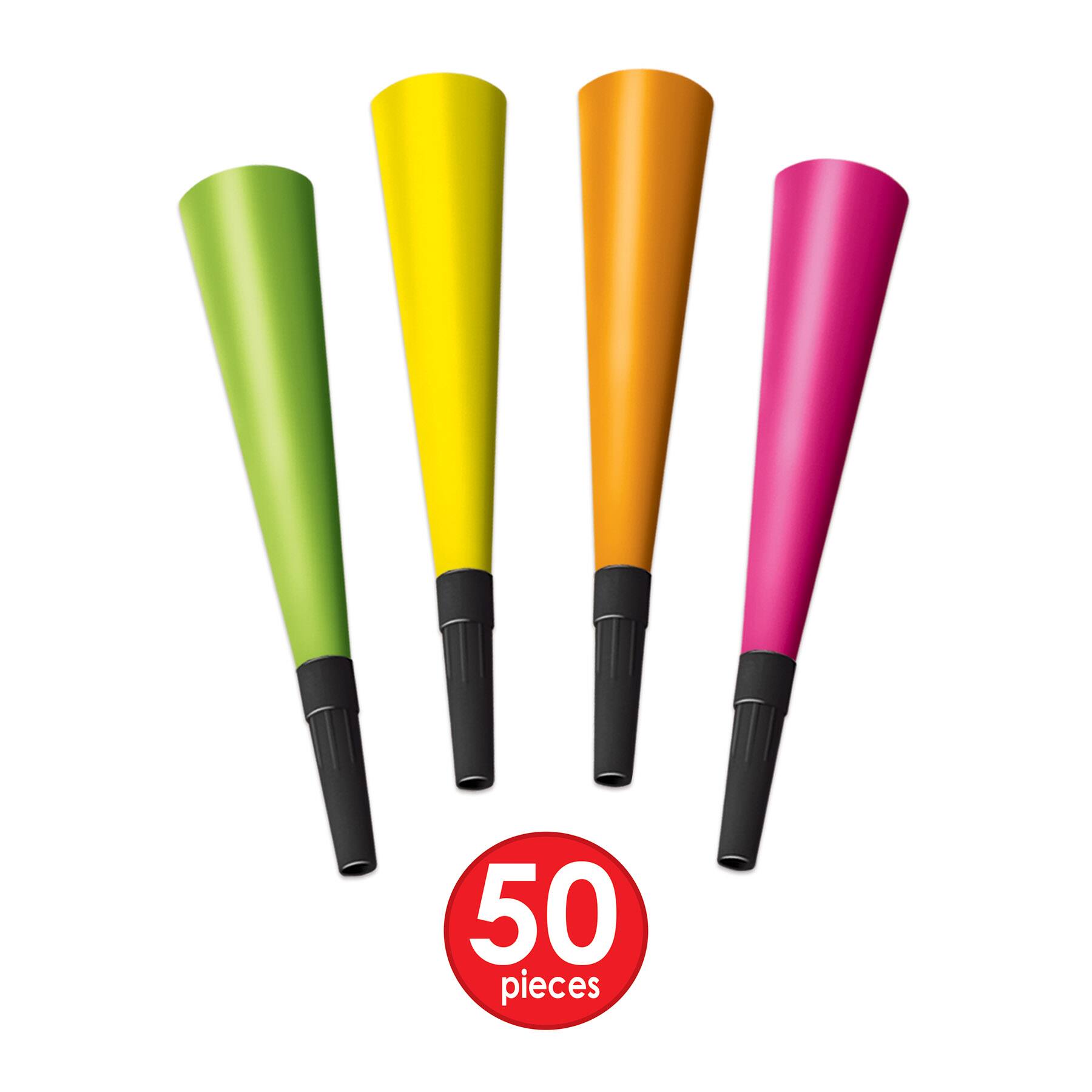 Beistle New Year Fluorescent Party Favor Kit for 50