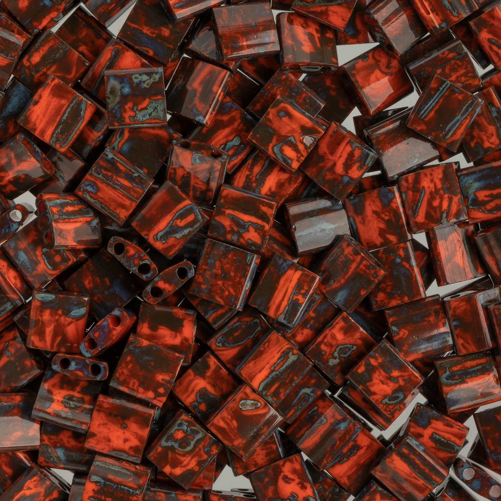 Miyuki® TILA® 5mm Picasso Opaque Glass Beads