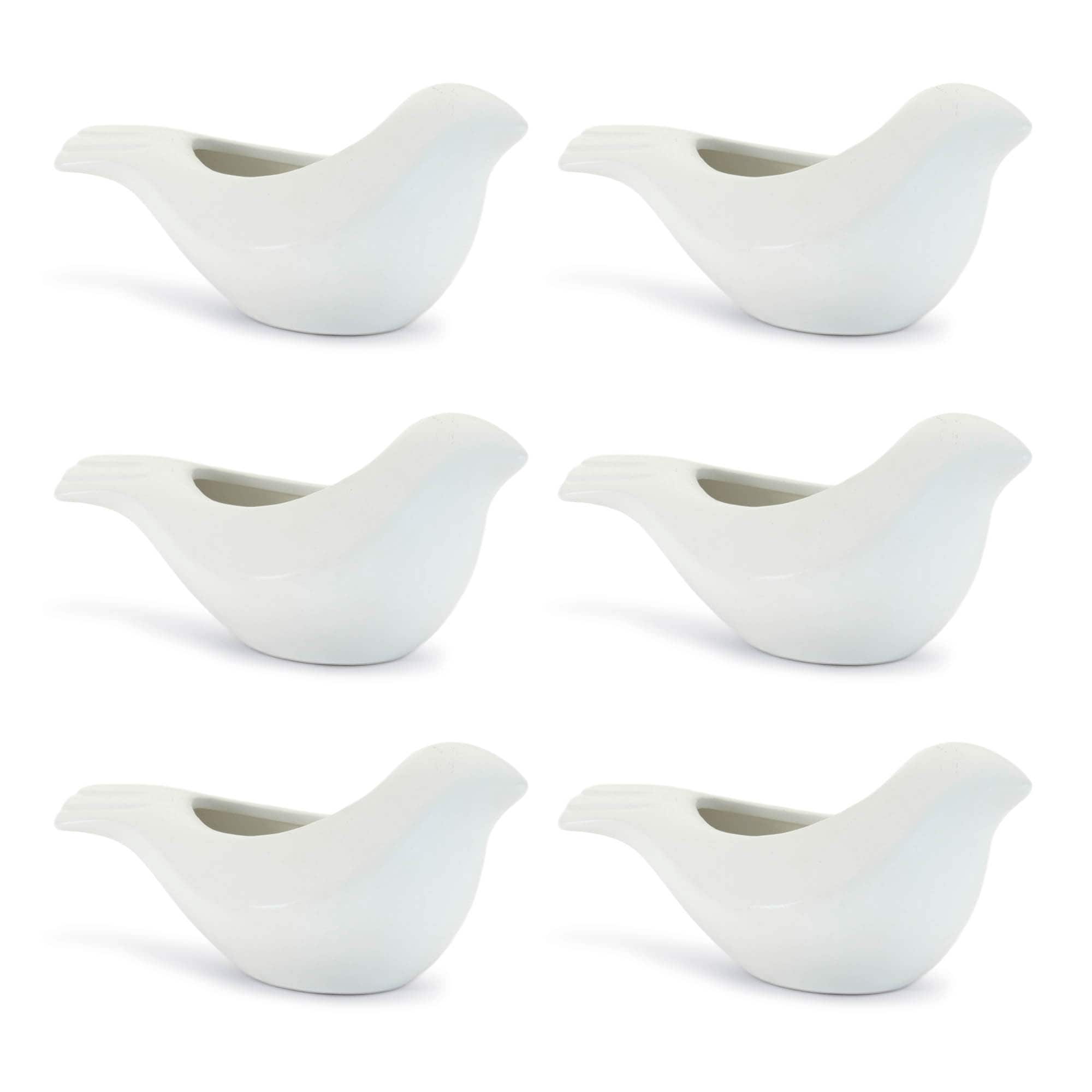 Melrose 8" Ceramic Bird Planters, 6ct.