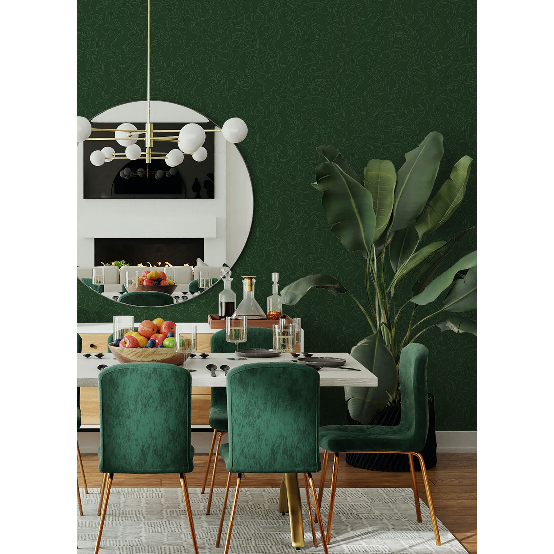 RoomMates Emily Rayna Lineation Peel & Stick Wallpaper