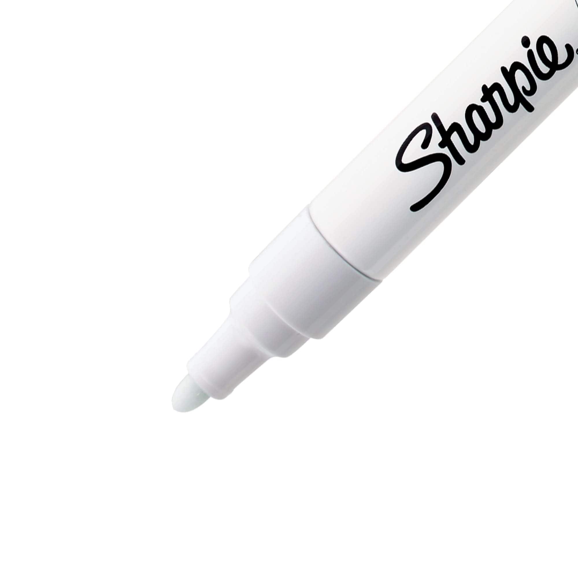 Sharpie® Medium White Oil Paint Markers, 2ct.