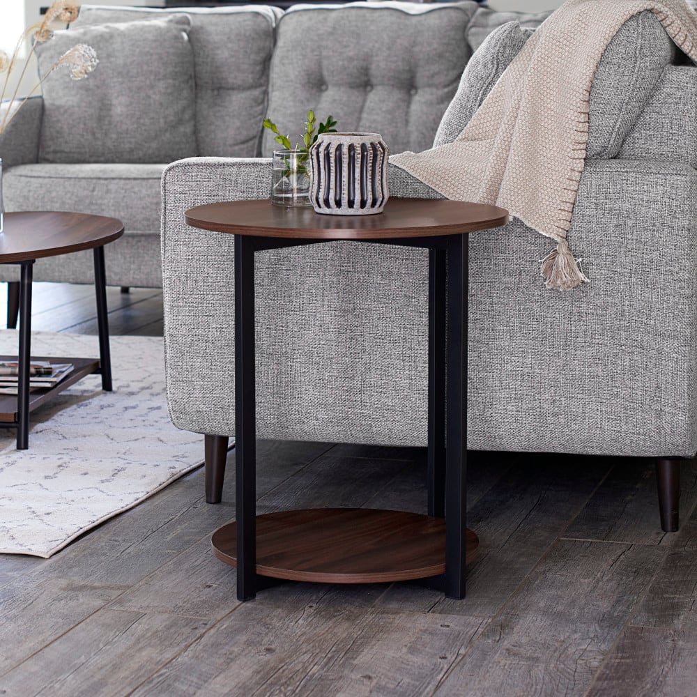 Household Essentials Jamestown 24" Round End Table