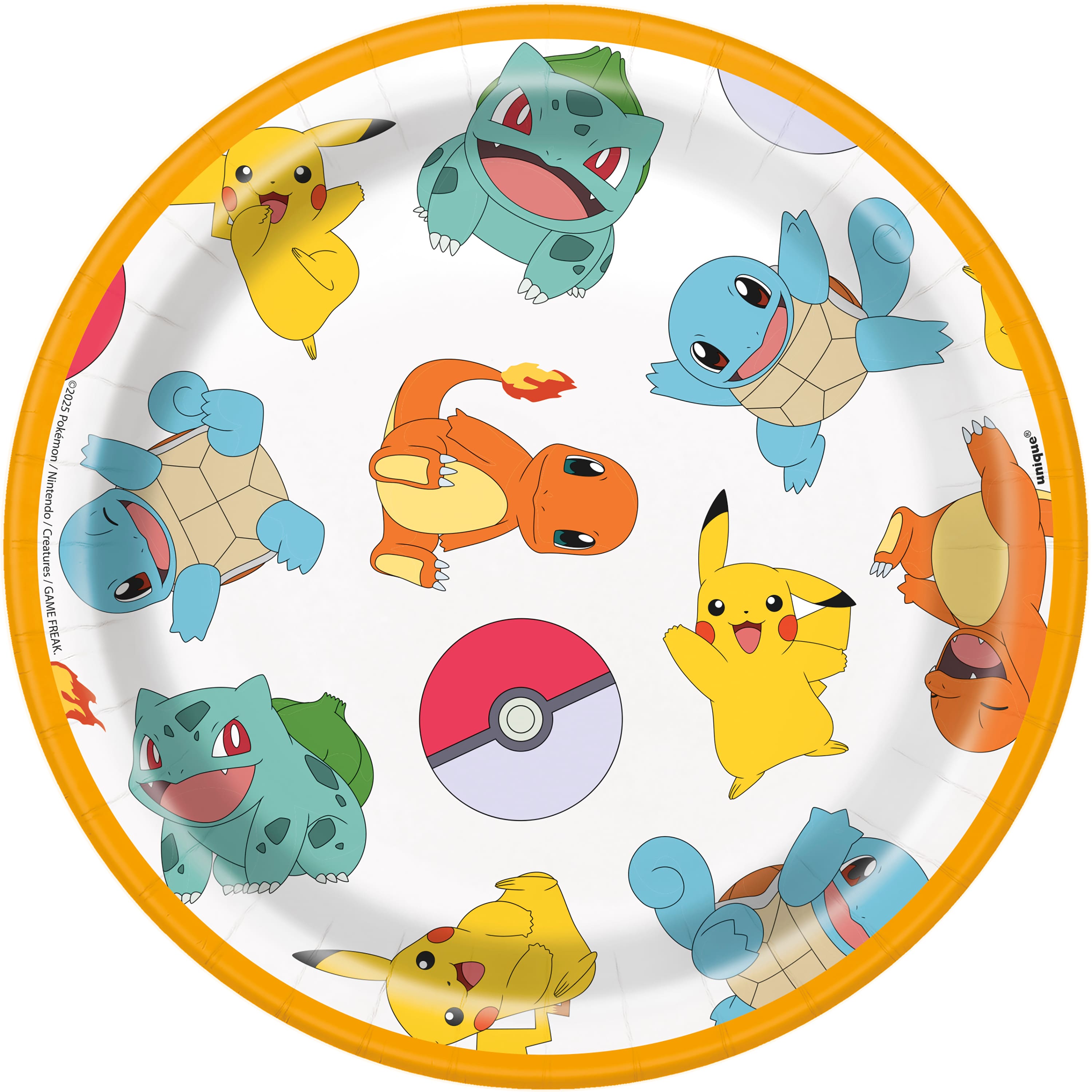 7" Pokémon™ Paper Plates, 8ct.