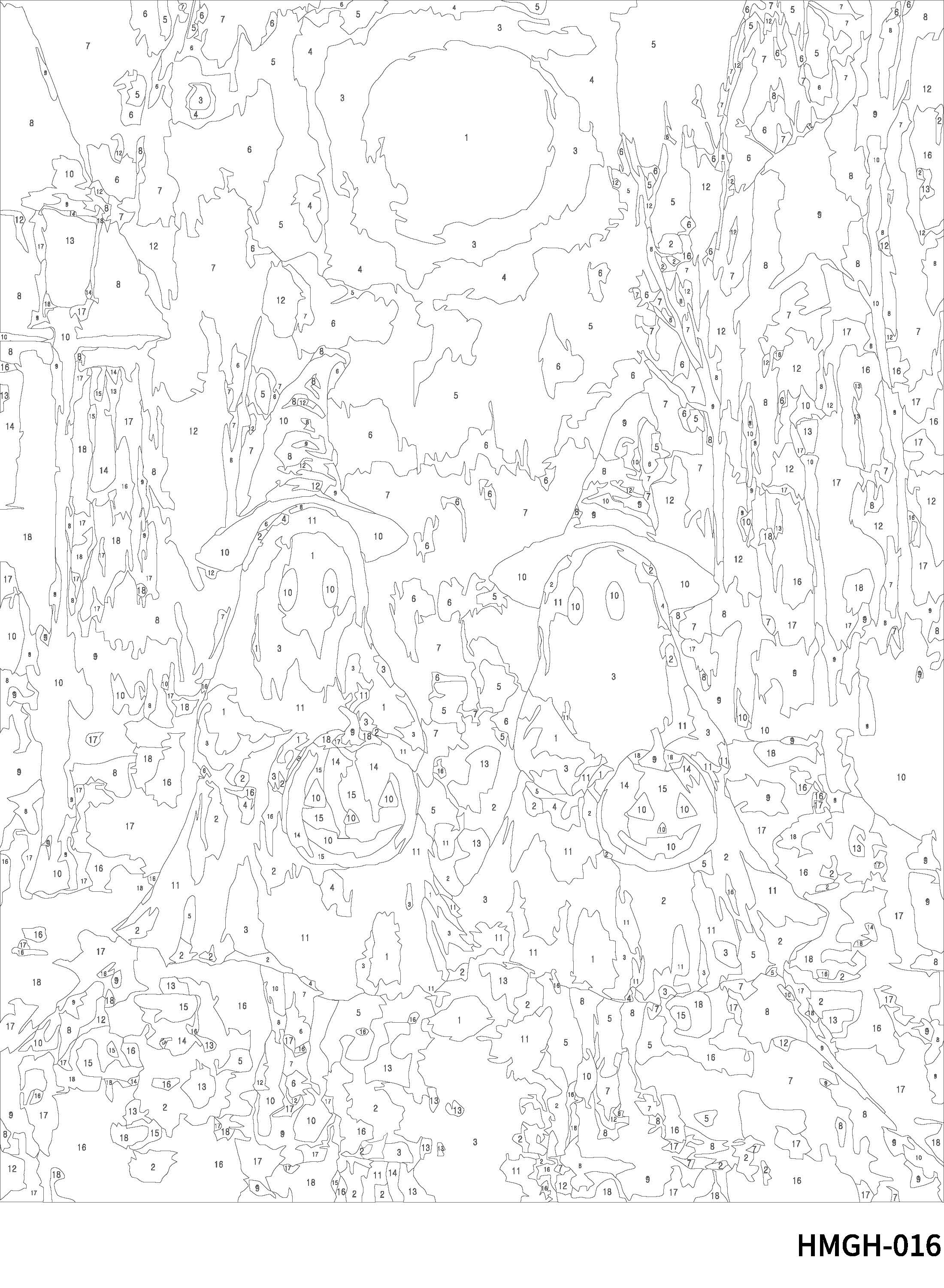 11" x 14" Trick or Treat Ghosts Paint-by-Number Kit by Artist's Loft®