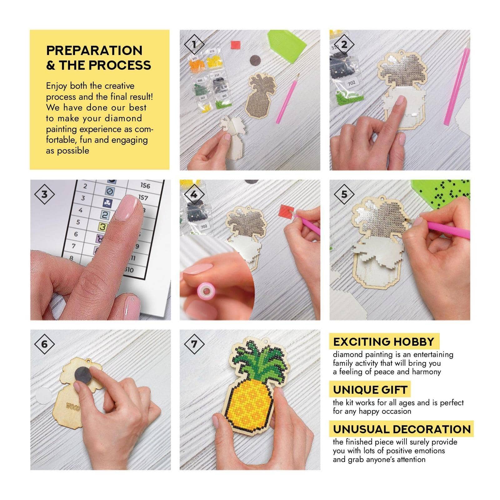 Crafting Spark Kangaroo Diamond Painting Kit