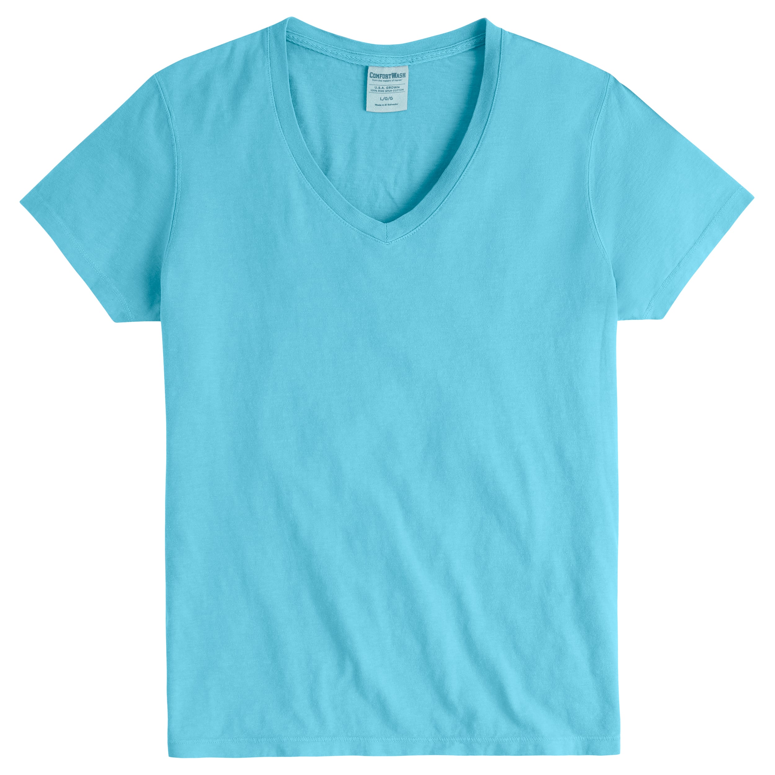 Hanes ComfortWash Garment-Dyed V-Neck Women's T-Shirt
