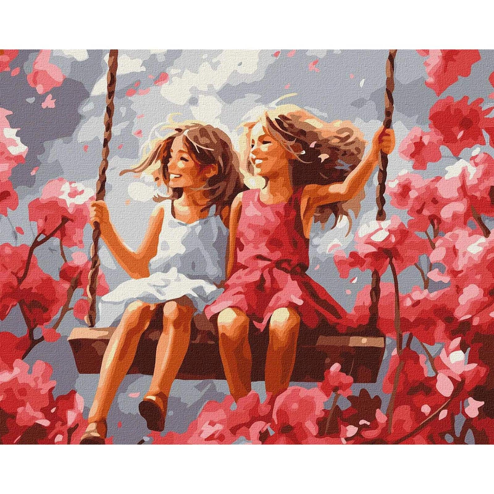 Ideyka Best friends Painting by Numbers Kit