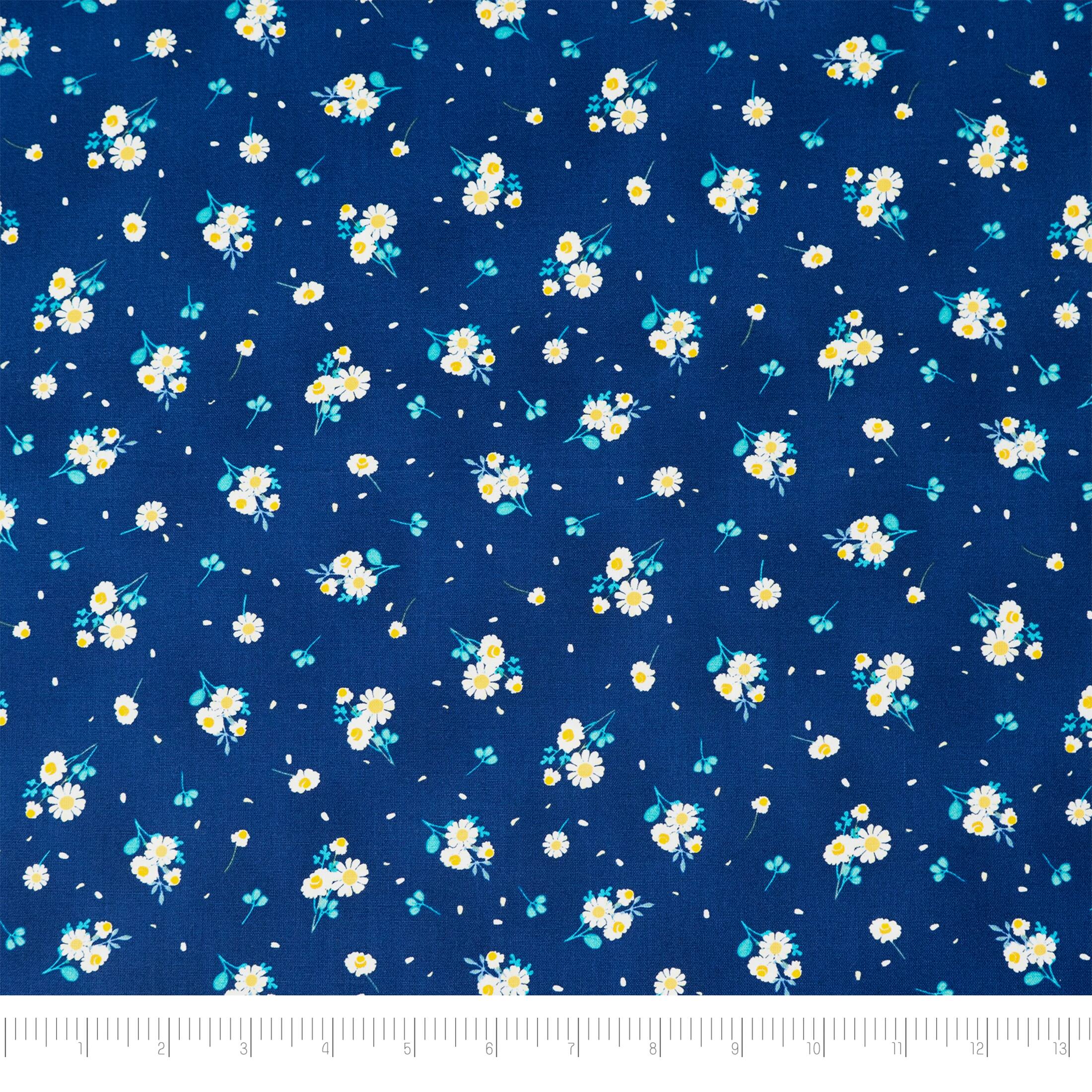 SINGER Royal Floral Printed Cotton Fabric