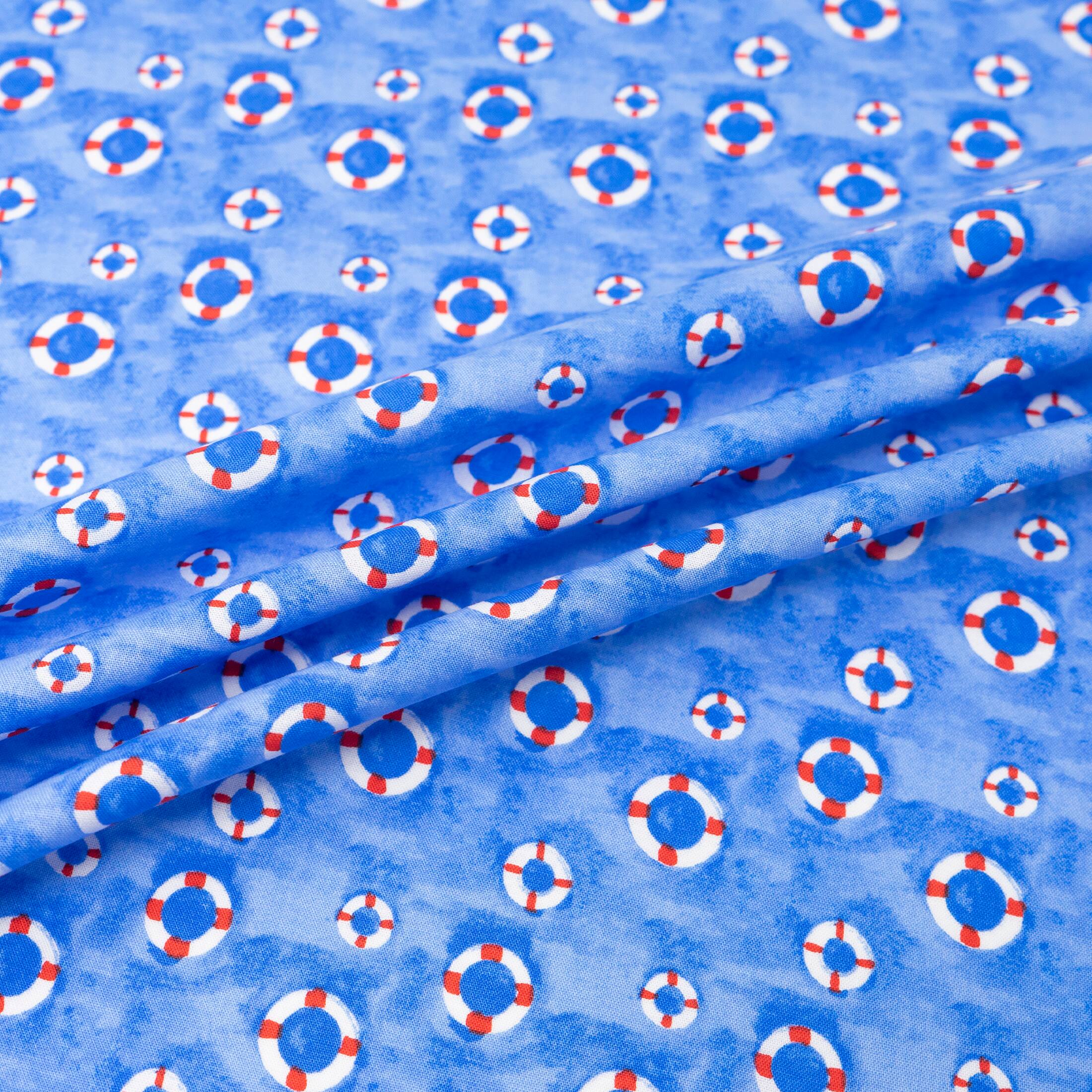 Stitch & Sparkle Paul Brent 44" Swim Ring Cotton fabric