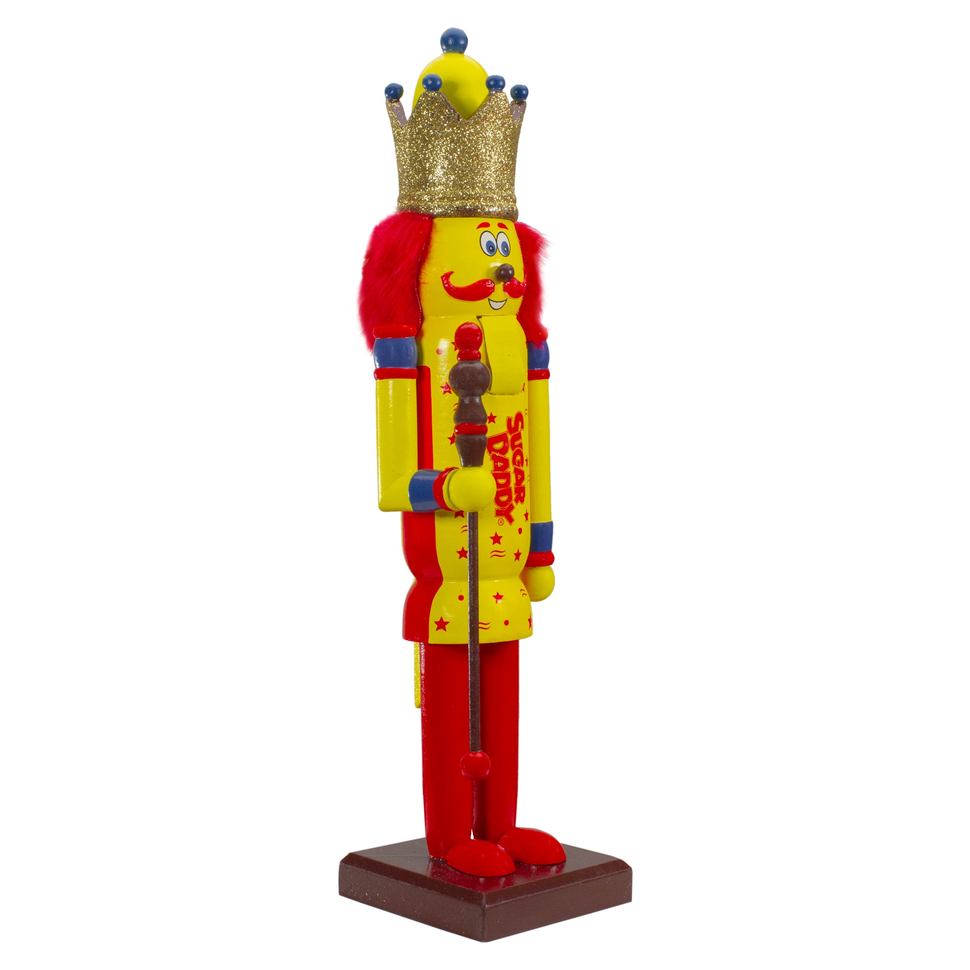 14" Tootsie Roll Sugar Daddy Wooden Christmas Nutcracker Figure