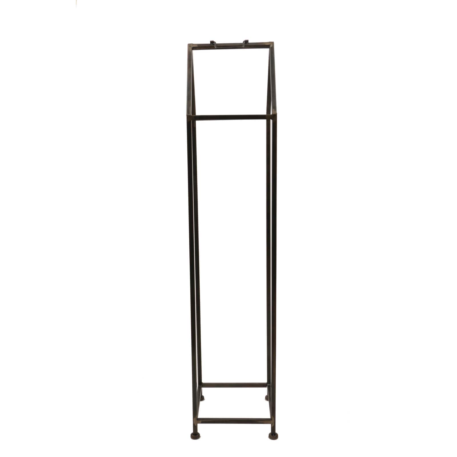 Hello Honey® 55.8" Metal House Shaped Fire Wood Holder with Handle