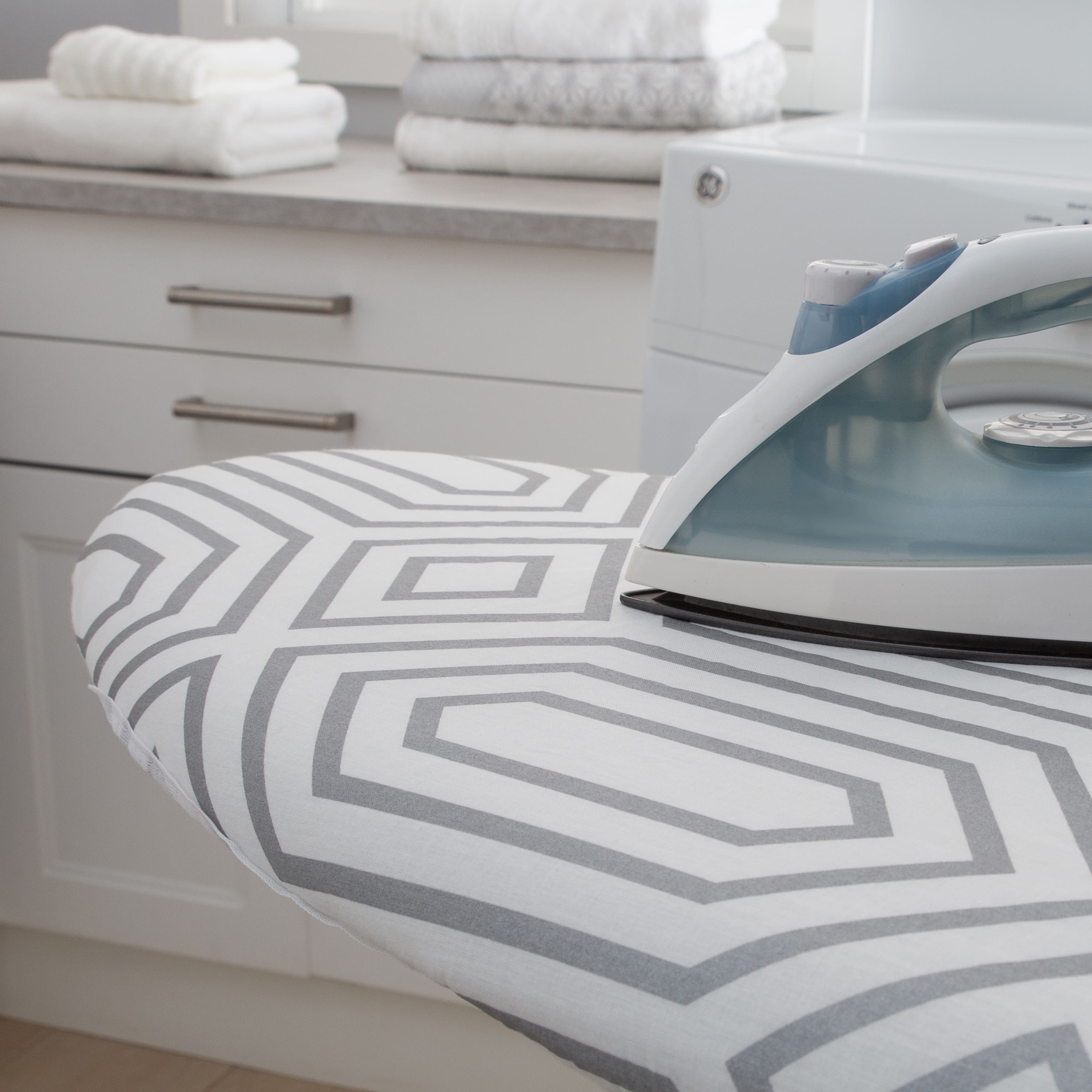 Simplify Silver Scorch Resistant Ironing Board Cover & Pad