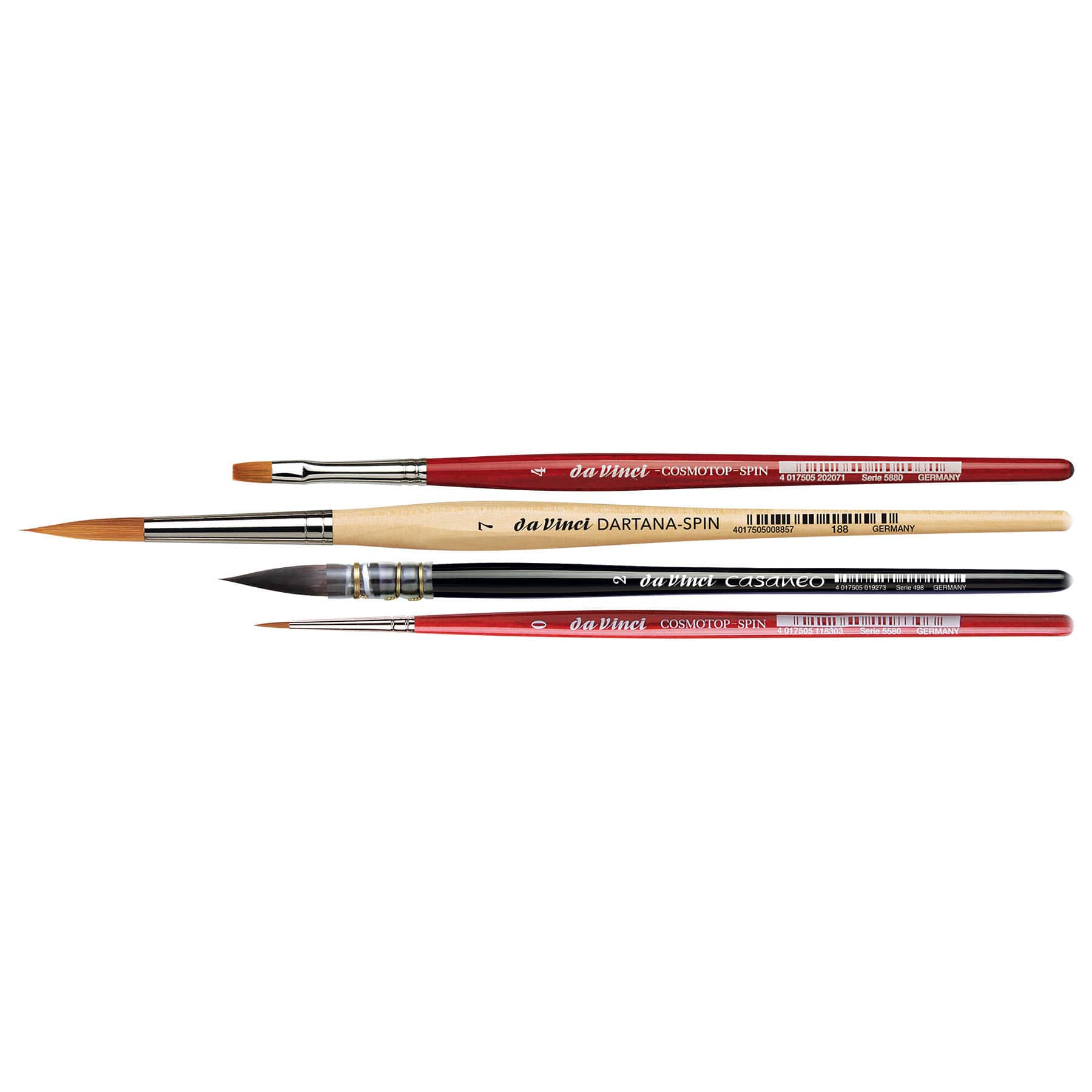 da Vinci May & Berry Artist Signature 4 Piece Synthetic Brush Set
