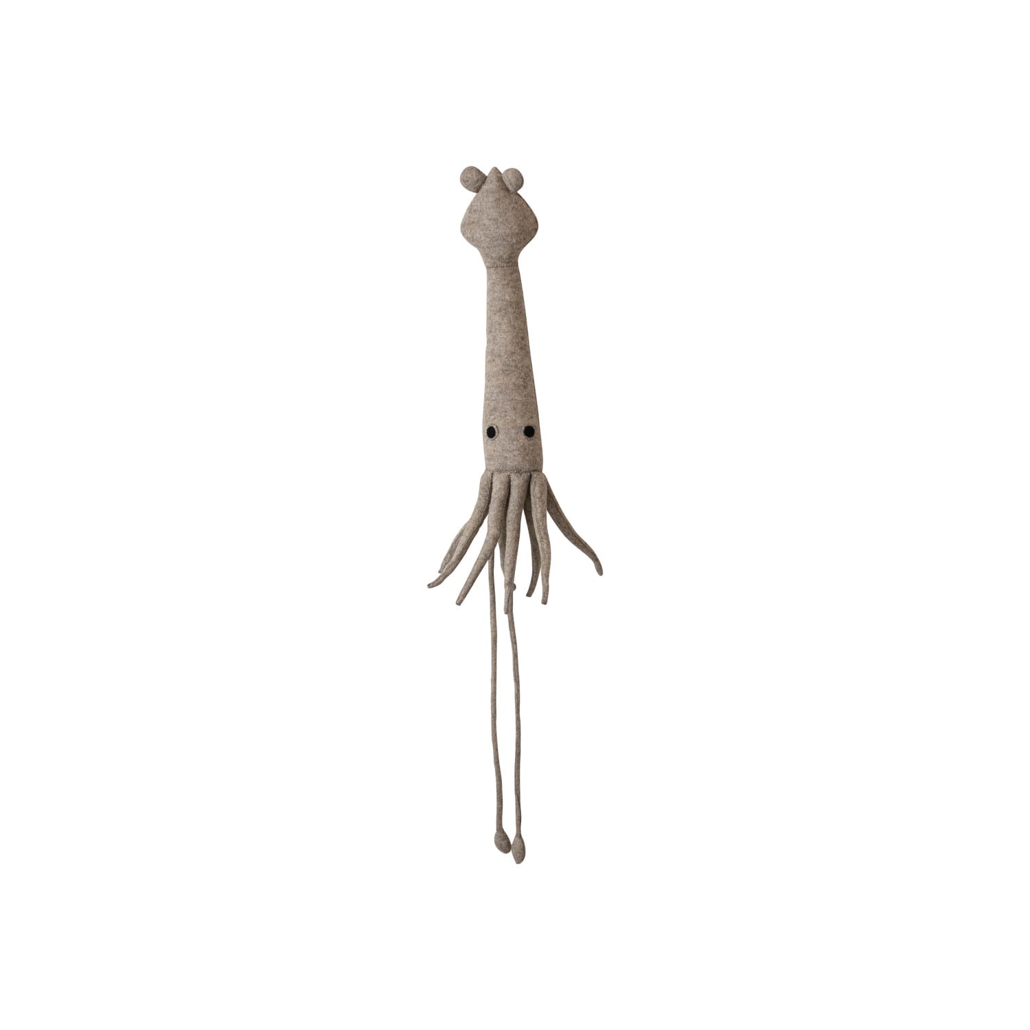 Hello Honey® 51" Gray & Black Handmade Wool Felt Squid Wall Hanging