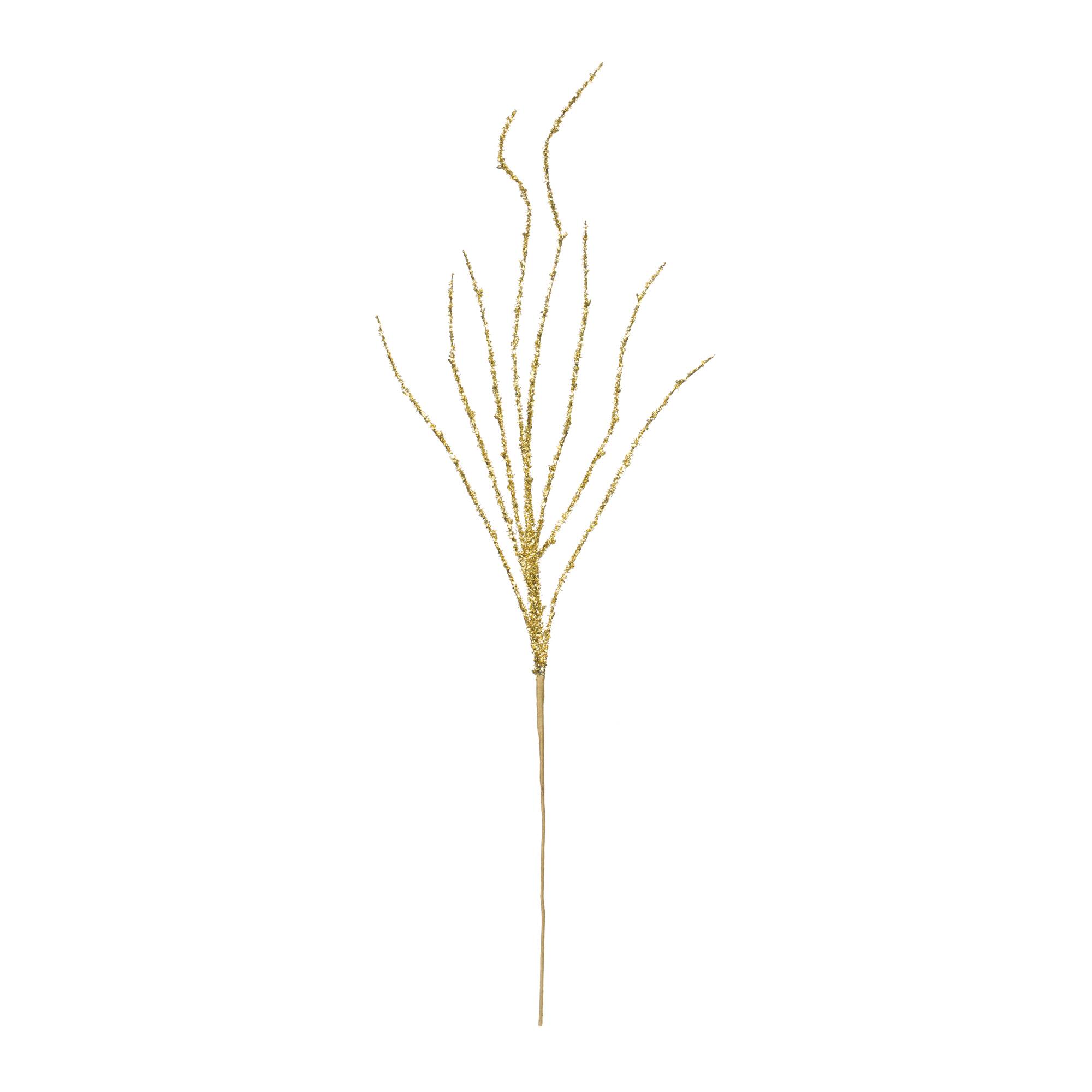 Golden Tinsel Branch, 12ct.