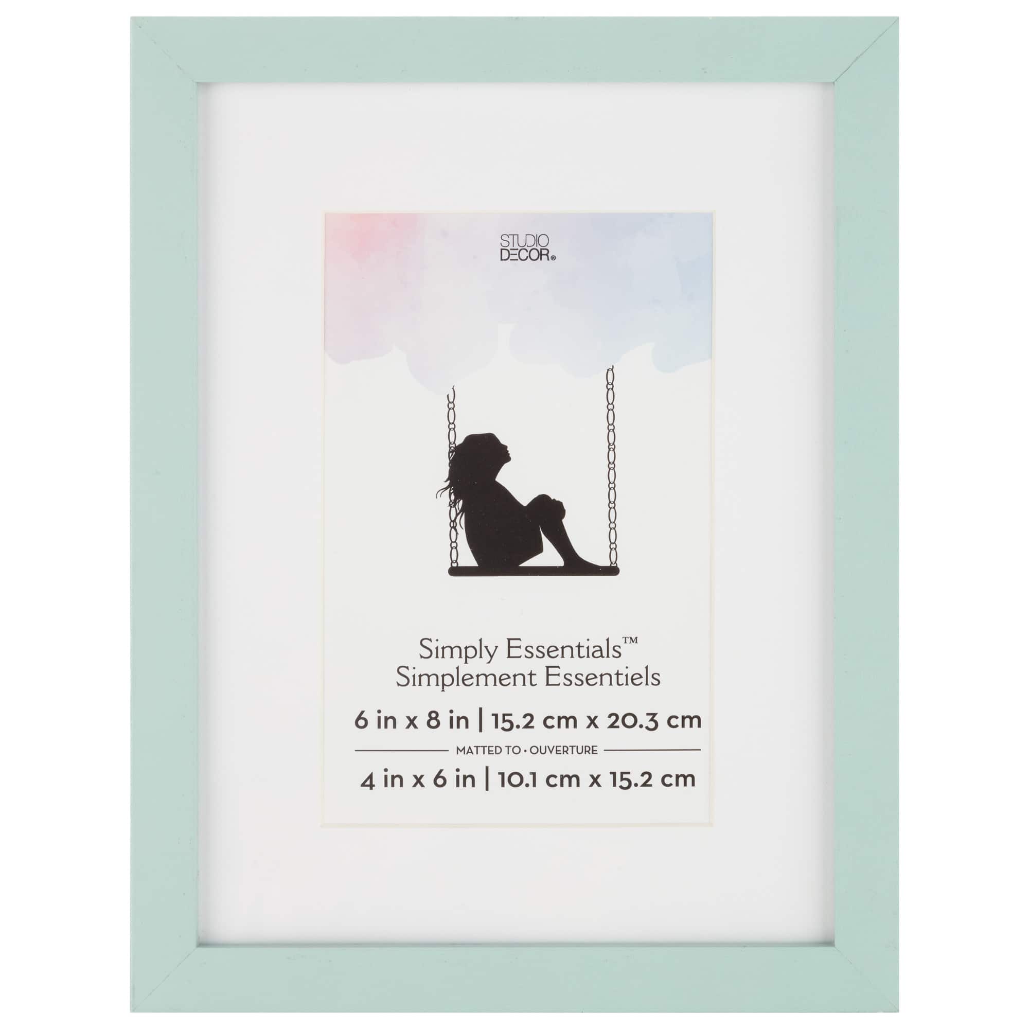 12 Pack: Teal Linear Frame with Mat, Simply Essentials™ by Studio Décor®