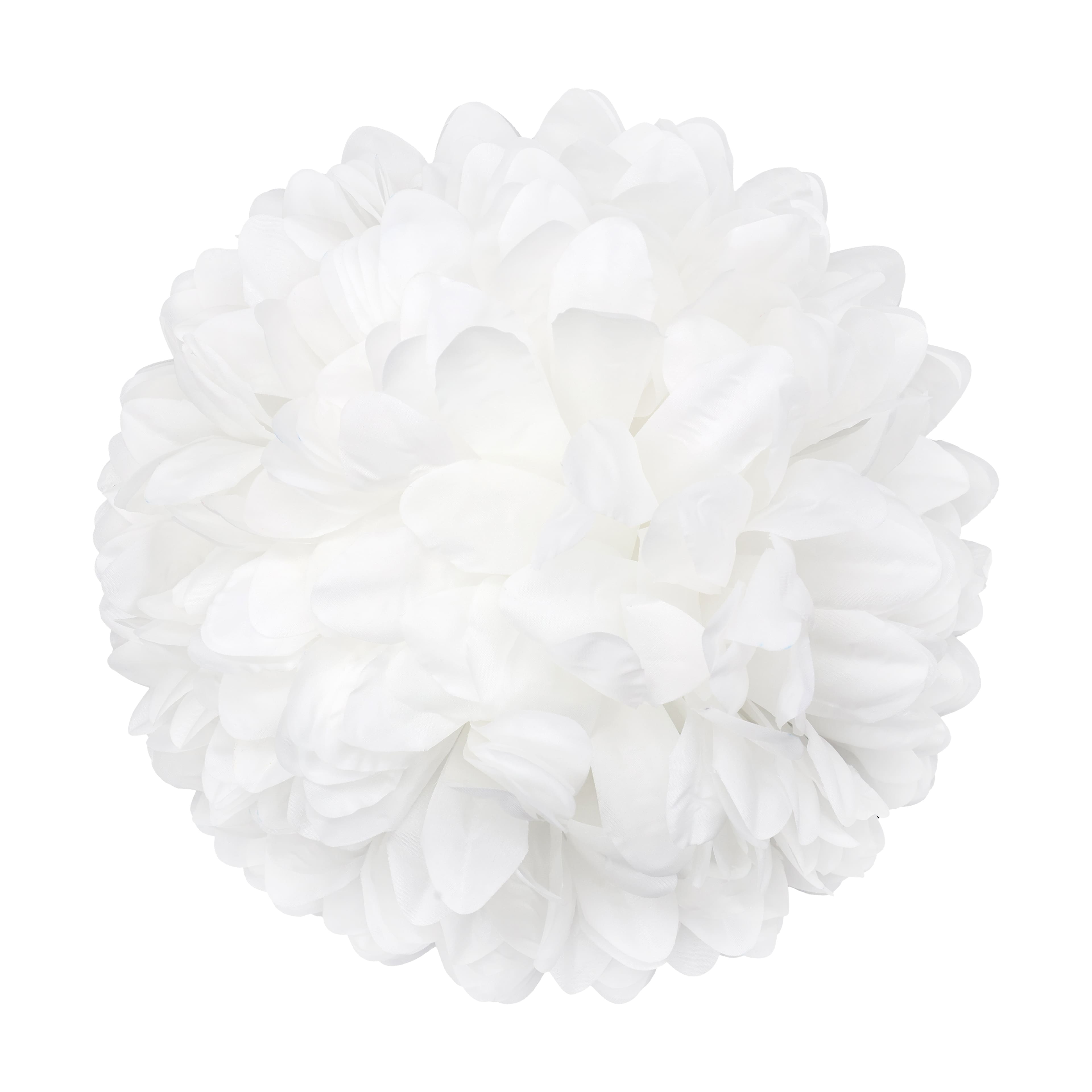 10" White Mum Flower by Celebrate It®