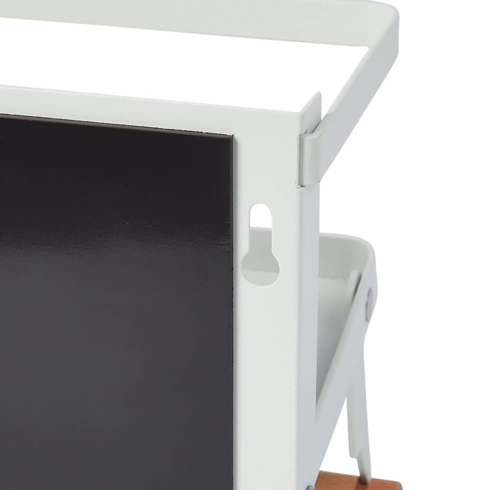Household Essentials 12" Metal Spice Rack with Paper Towel Holder