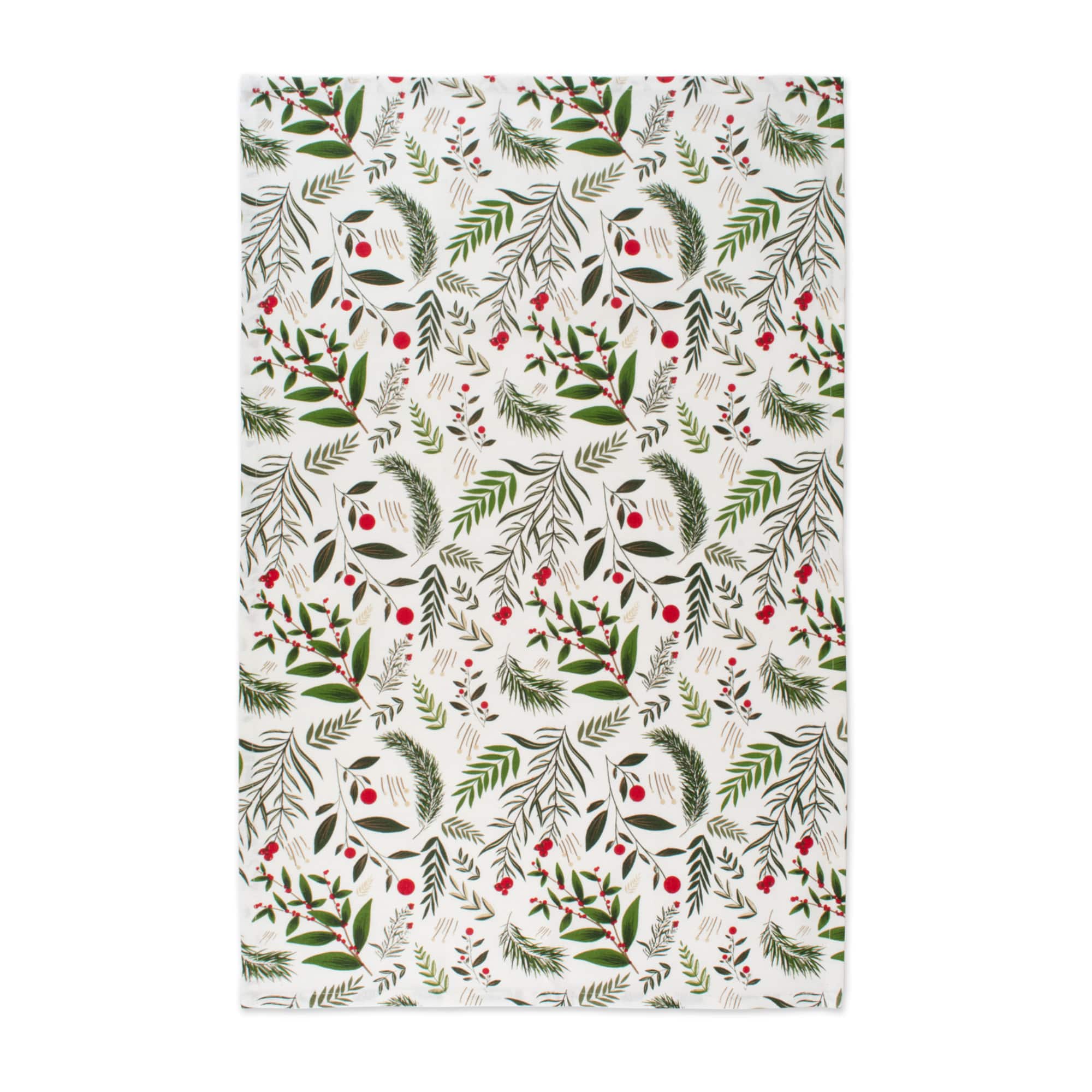 DII® Holiday Sprigs Printed Dishtowel Set
