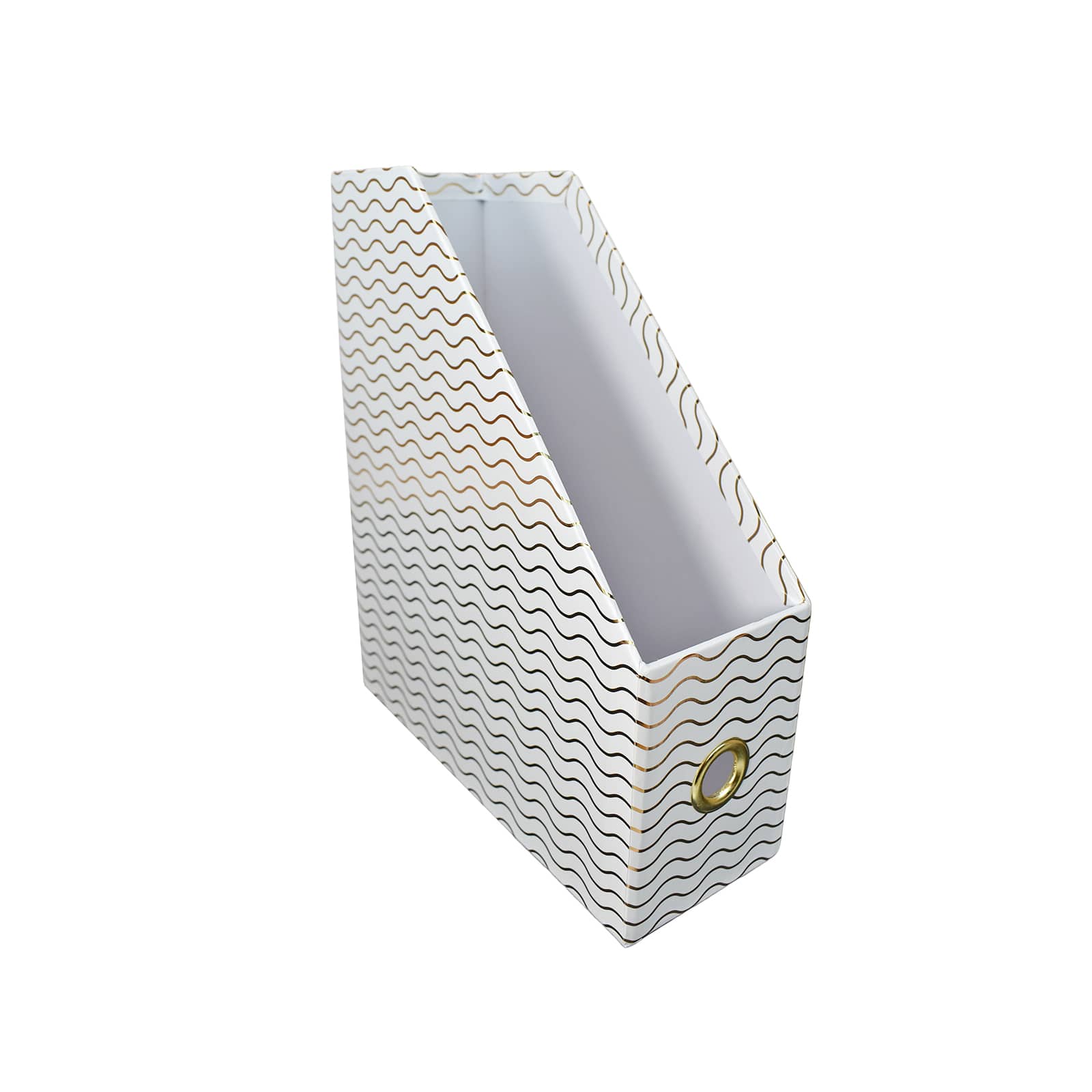 Gold Waves Magazine Bin by Ashland®