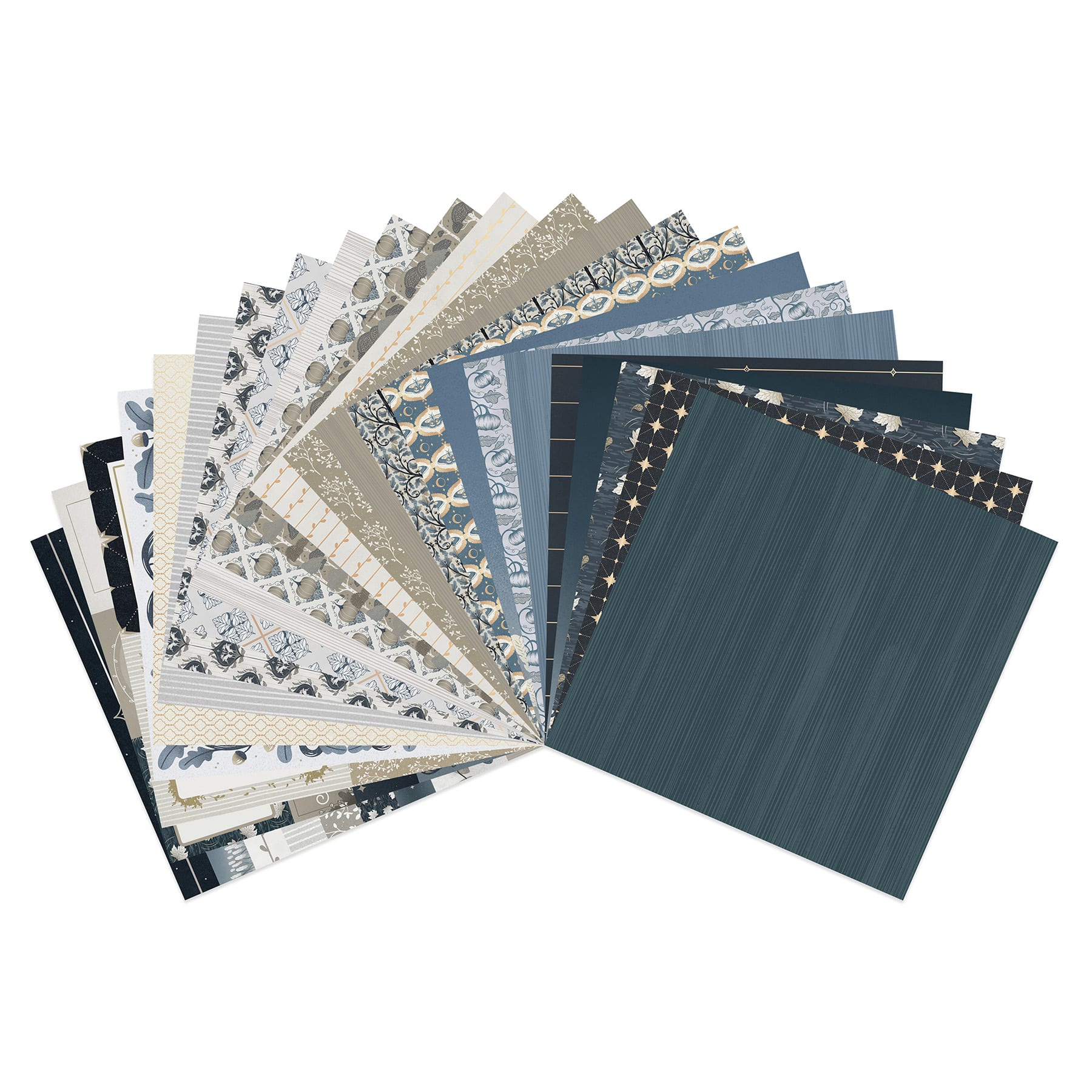 Craft Smith 12" x 12" Misty Leaves Paper Pad, 48 Sheets