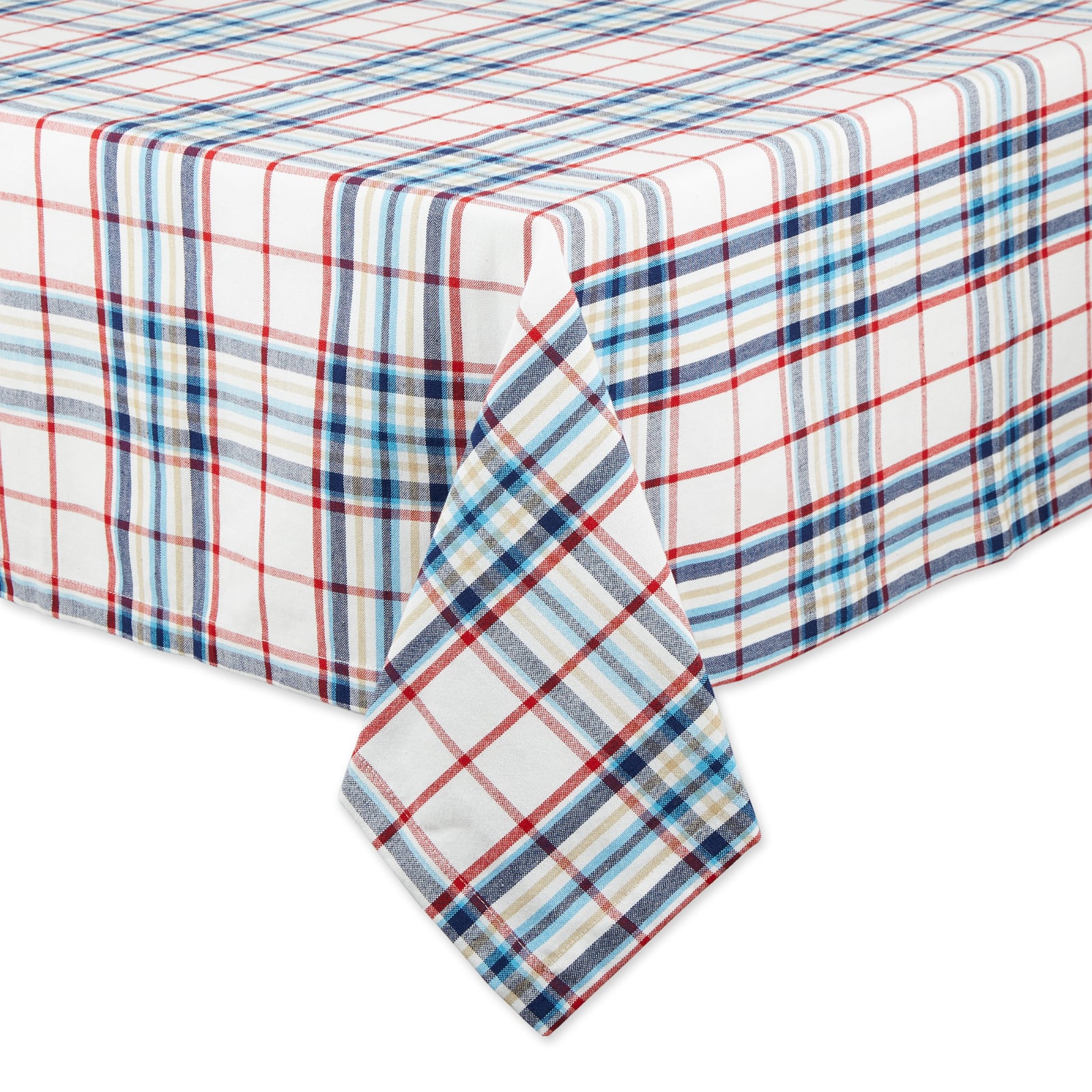 Lighthouse Plaid Tablecloth 52" x 52"