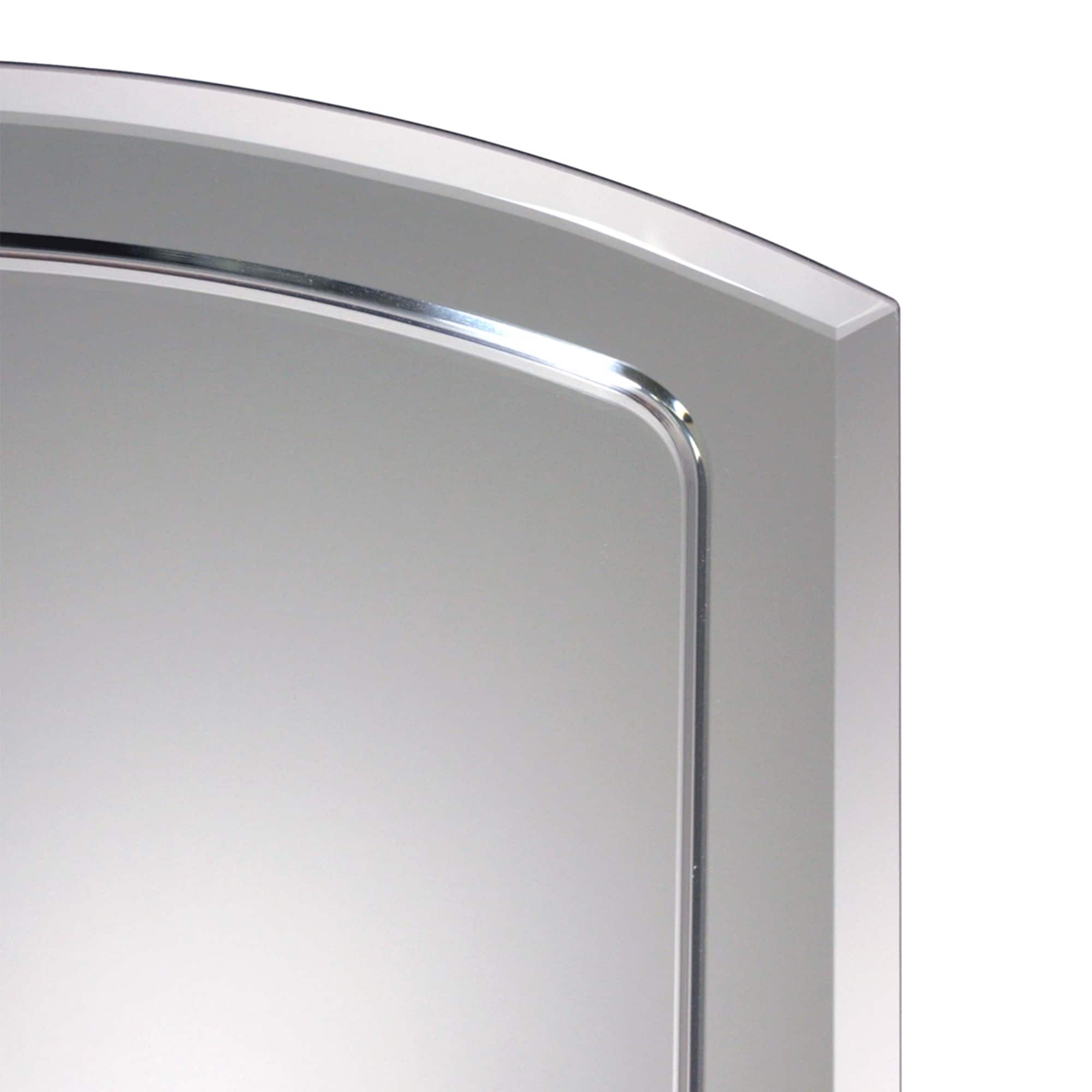 Head West Beveled Arched 16" x 30" Recessed Medicine Cabinet Accent Vanity Mirror