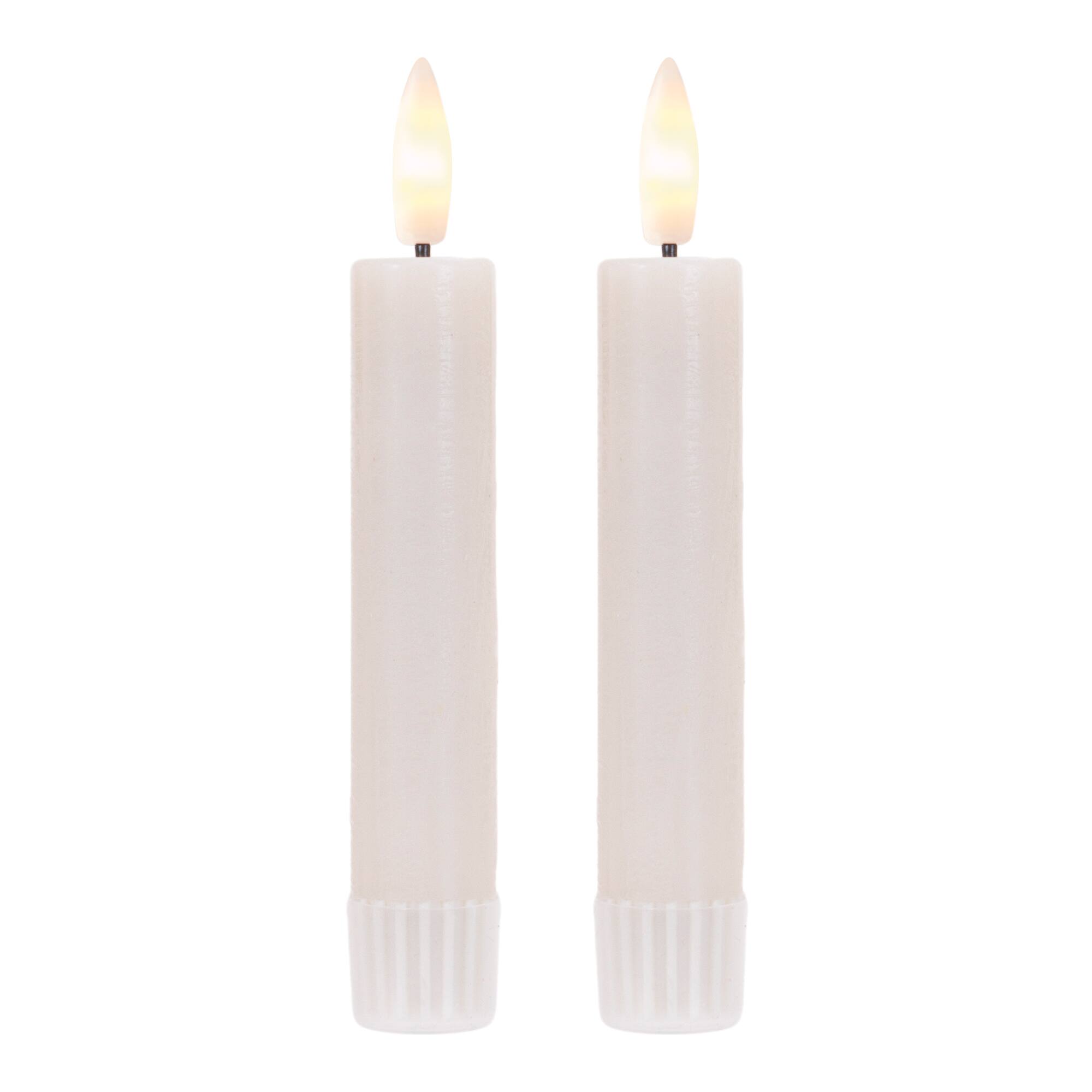 5.5" Ivory FIA Wick Mini Taper Candles, 4ct.