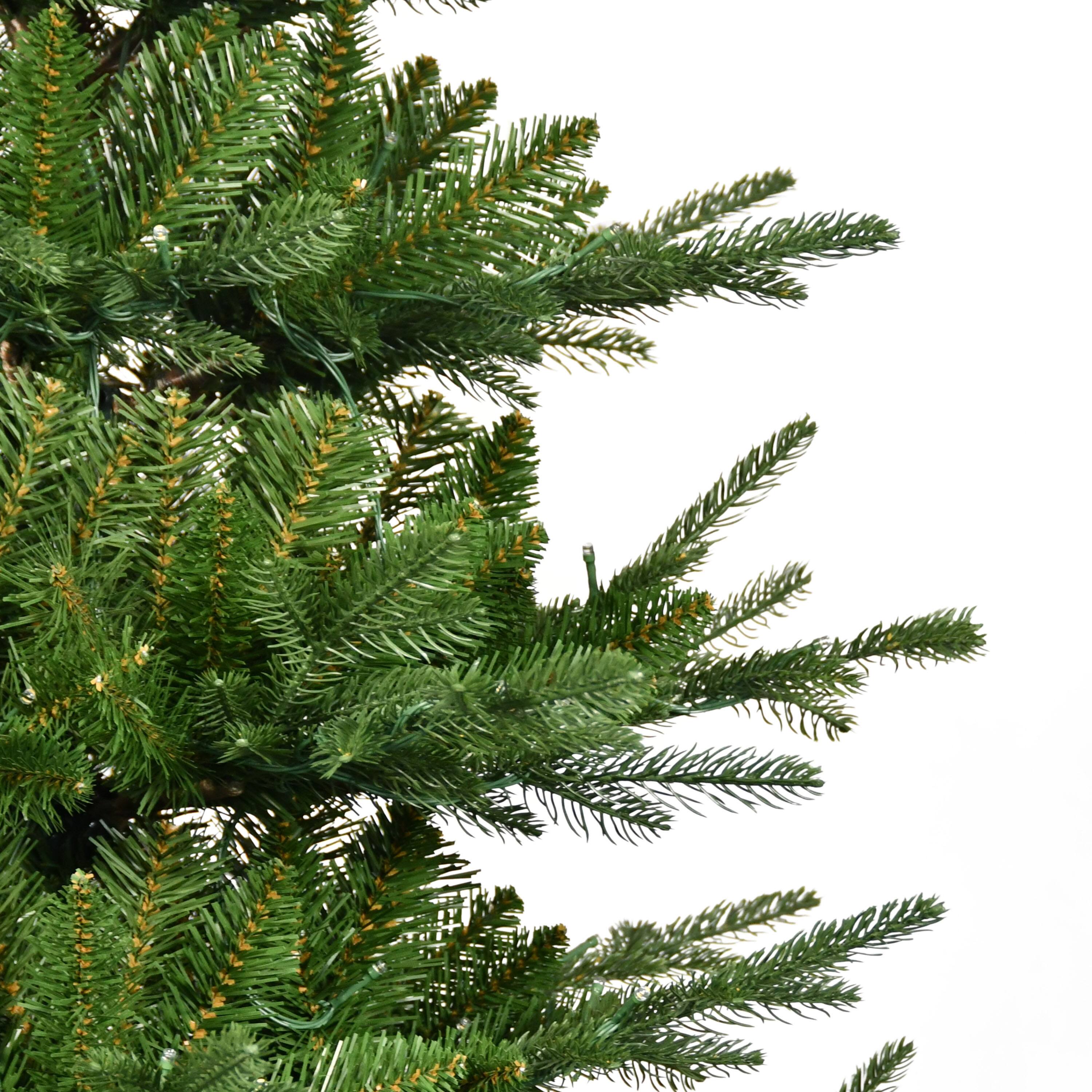 7.5ft. Pre-Lit Hillside Spruce Artificial Christmas Tree, Warm White LED Lights