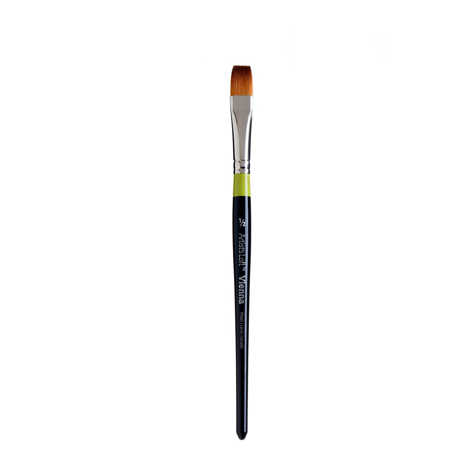 Golden Taklon Short Handle Flat Wash Brush by Artist's Loft™ Vienna