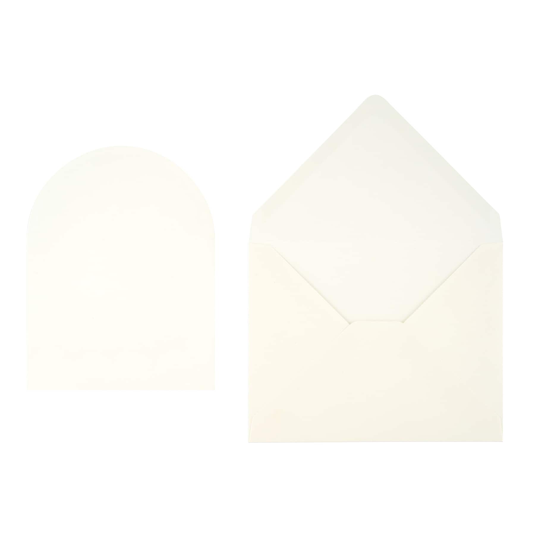 4.25" x 5.5" Arch Flat Card & Envelope Sets, 10ct. by Recollections™
